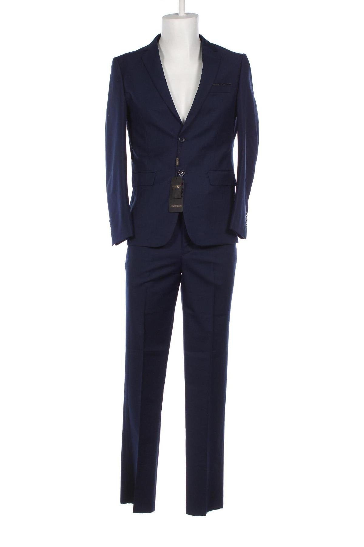 Ανδρικό κοστούμι Jeanne Pierre, Μέγεθος M, Χρώμα Μπλέ, Τιμή 71,65 €