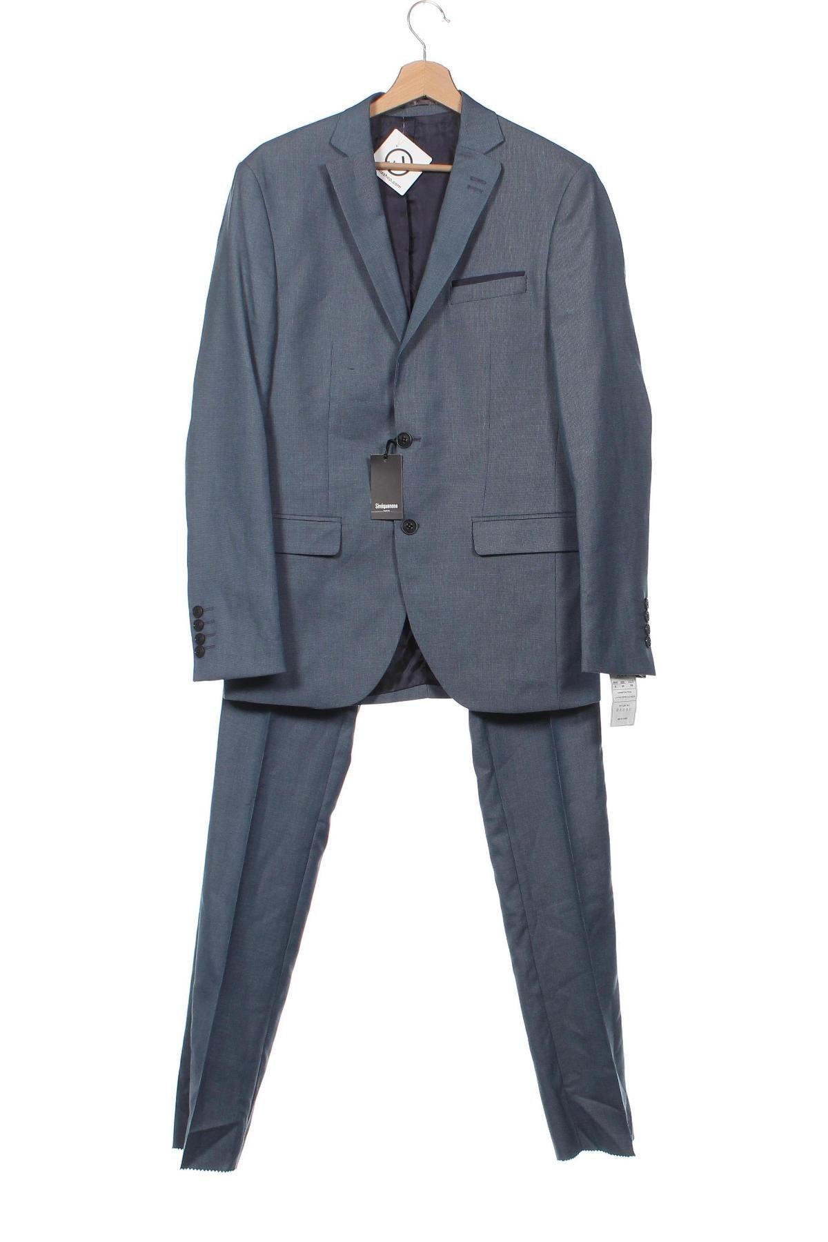 Pánsky oblek  Sinequanone, Veľkosť M, Farba Modrá, Cena  49,33 €