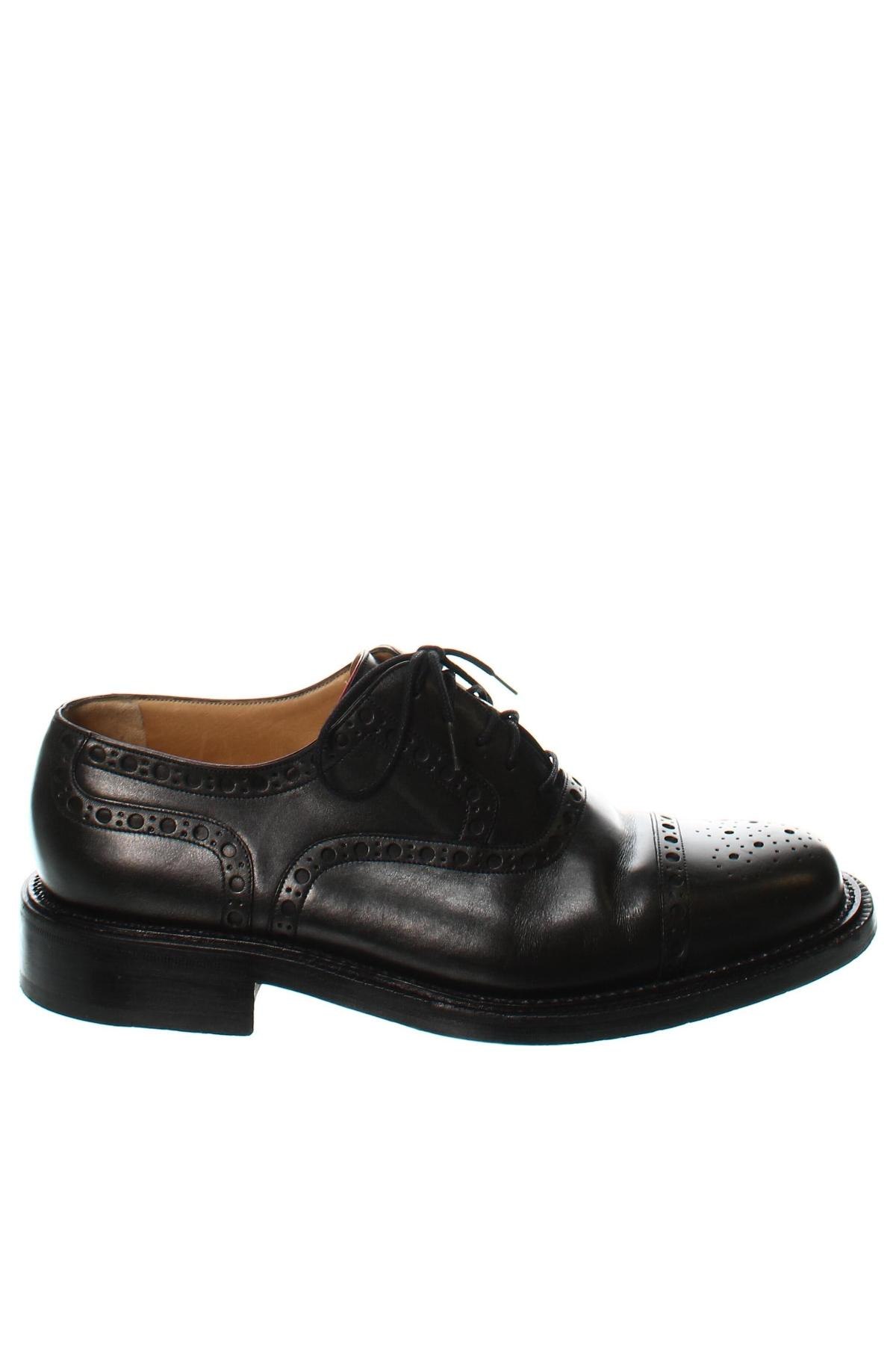 Мъжки обувки Bally, Размер 41, Цвят Черен, Цена 105,96 лв.