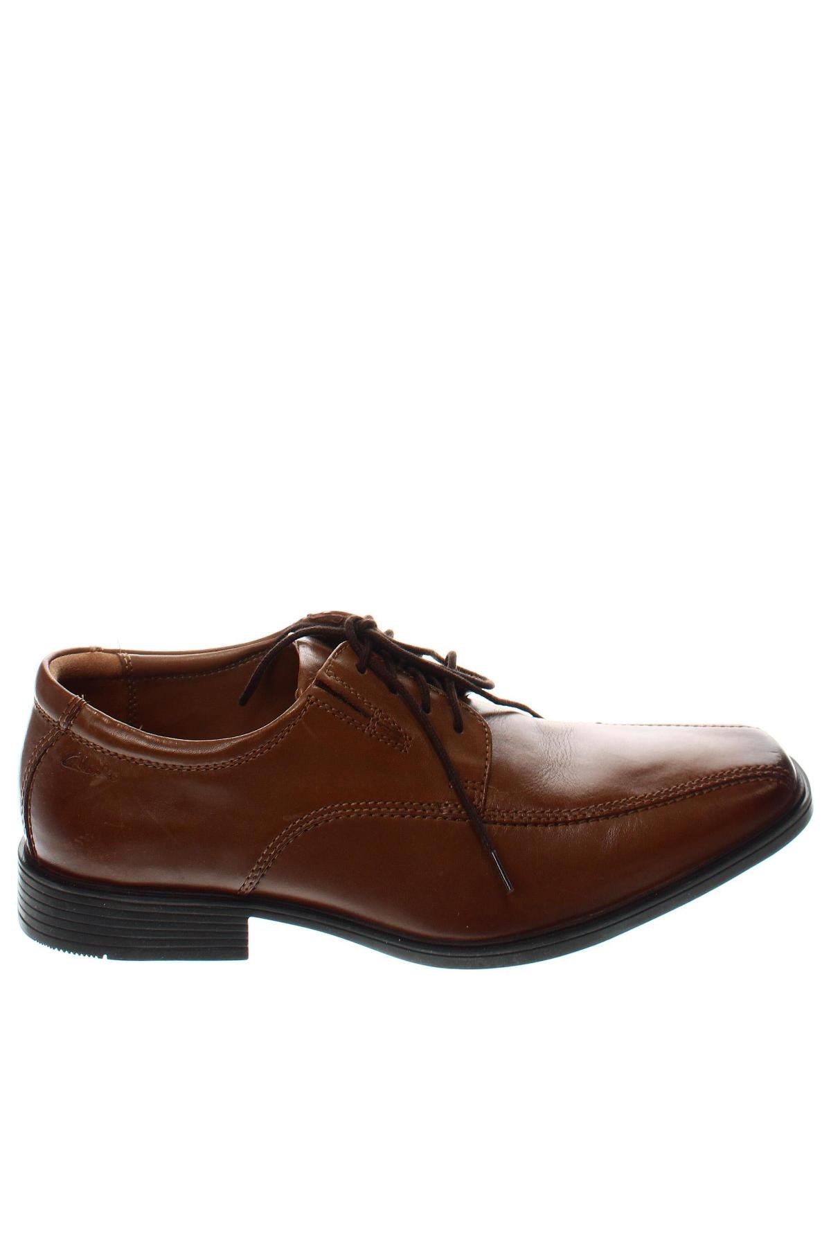Мъжки обувки Clarks, Размер 42, Цвят Кафяв, Цена 204,00 лв.