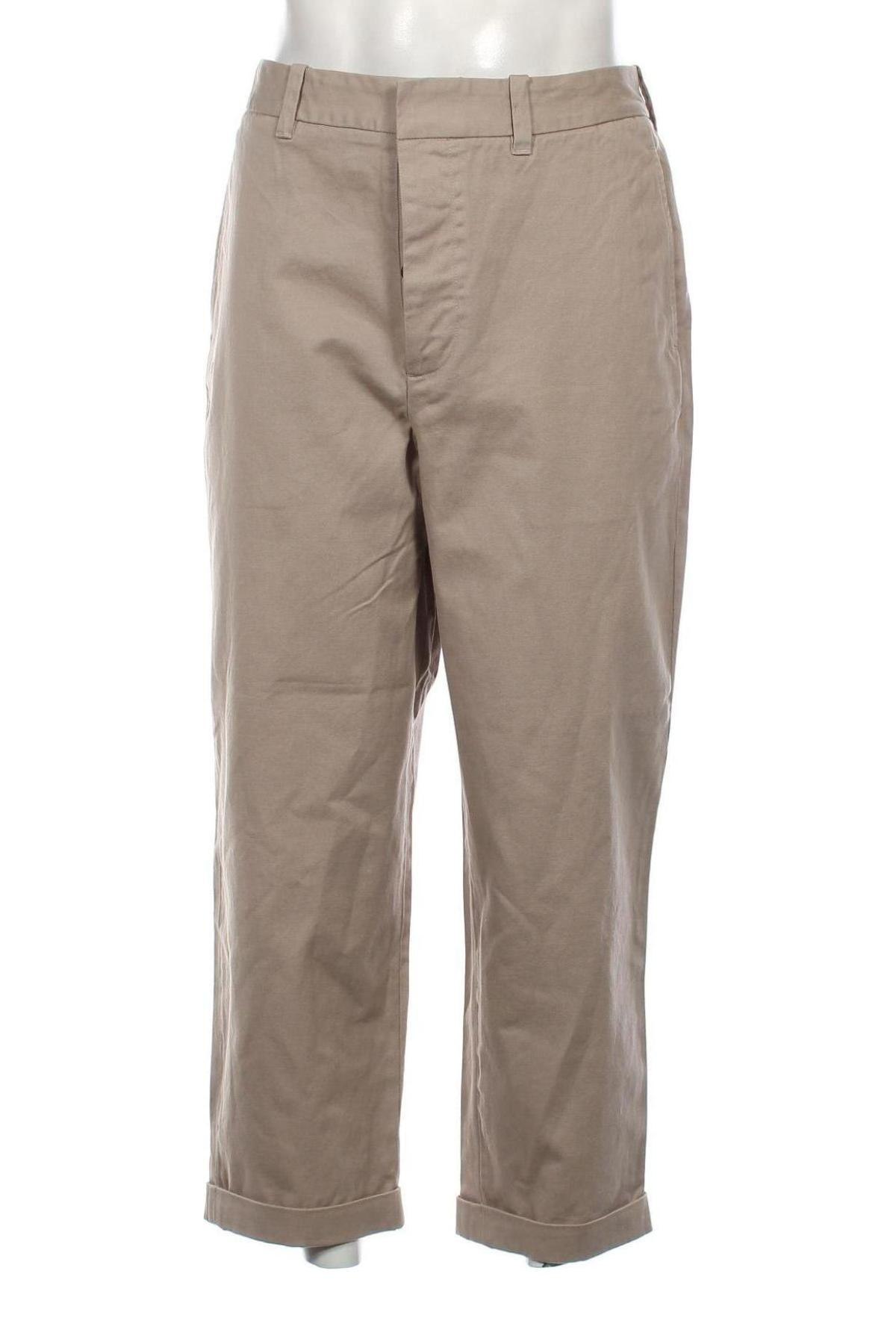 Pantaloni de bărbați AllSaints, Mărime L, Culoare Bej, Preț 213,62 Lei