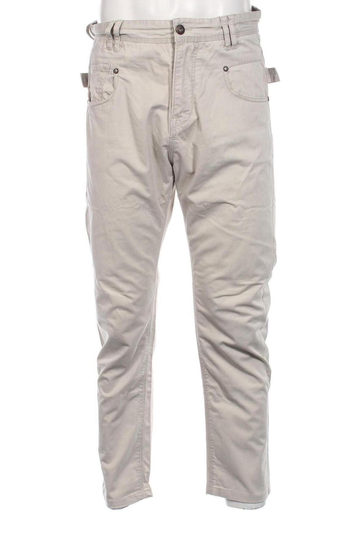 Мъжки панталон Bershka, Размер M, Цвят Бежов, Цена 13,92 лв.