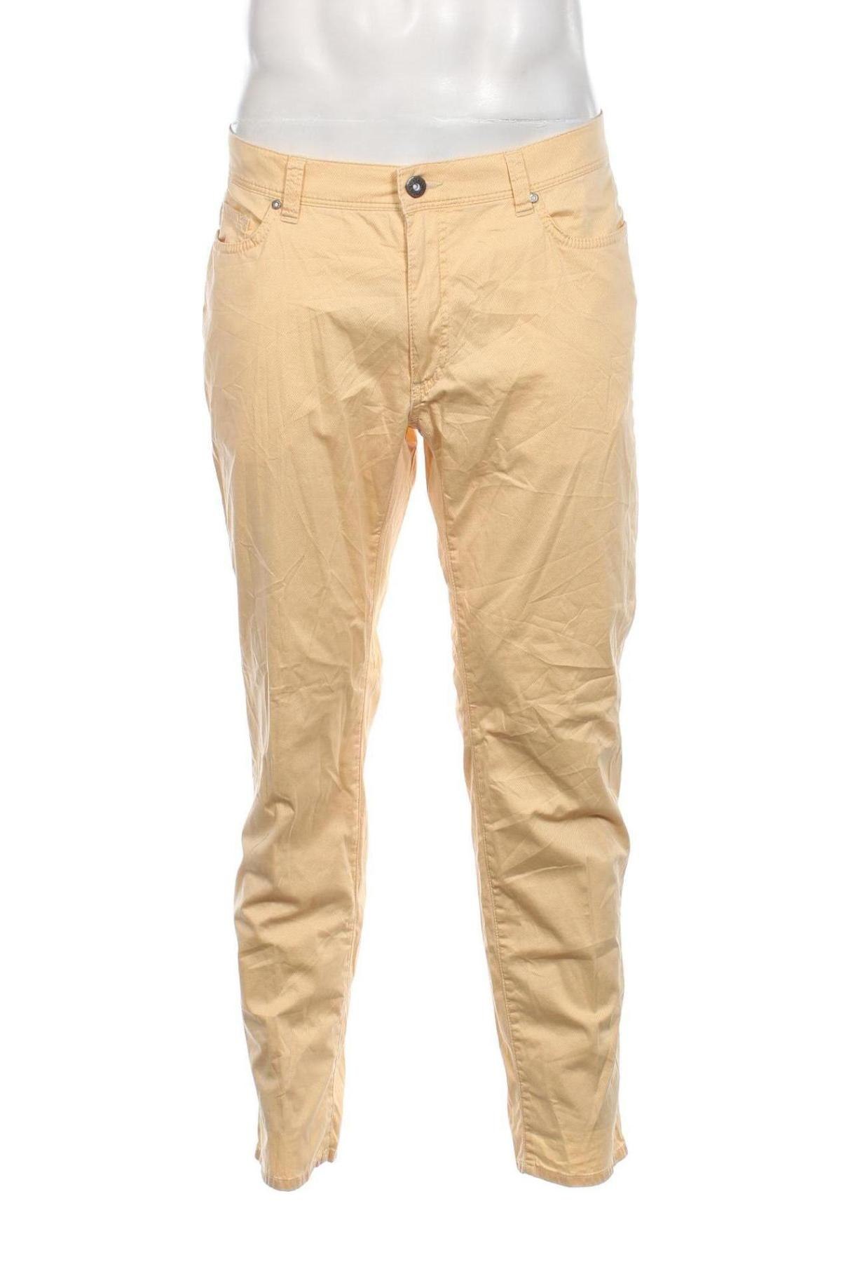 Ανδρικό παντελόνι Brax, Μέγεθος L, Χρώμα Κίτρινο, Τιμή 12,61 €
