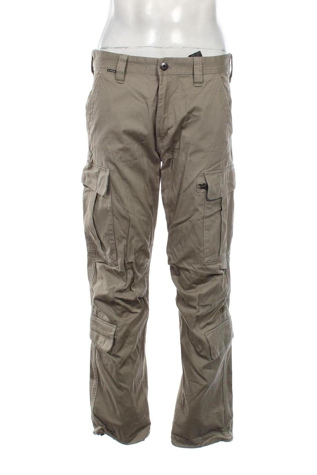 Pantaloni de bărbați G-Star Raw, Mărime XL, Culoare Verde, Preț 585,53 Lei