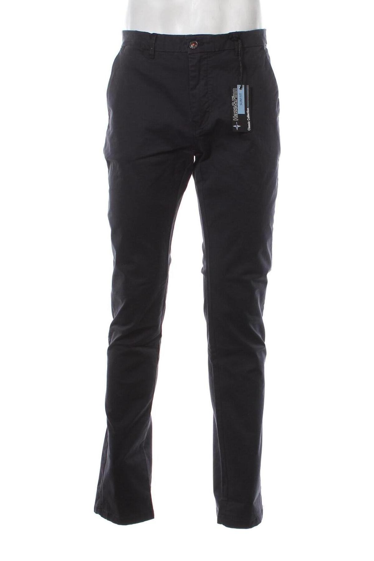 Ανδρικό παντελόνι Haze&Finn, Μέγεθος L, Χρώμα Μπλέ, Τιμή 18,84 €