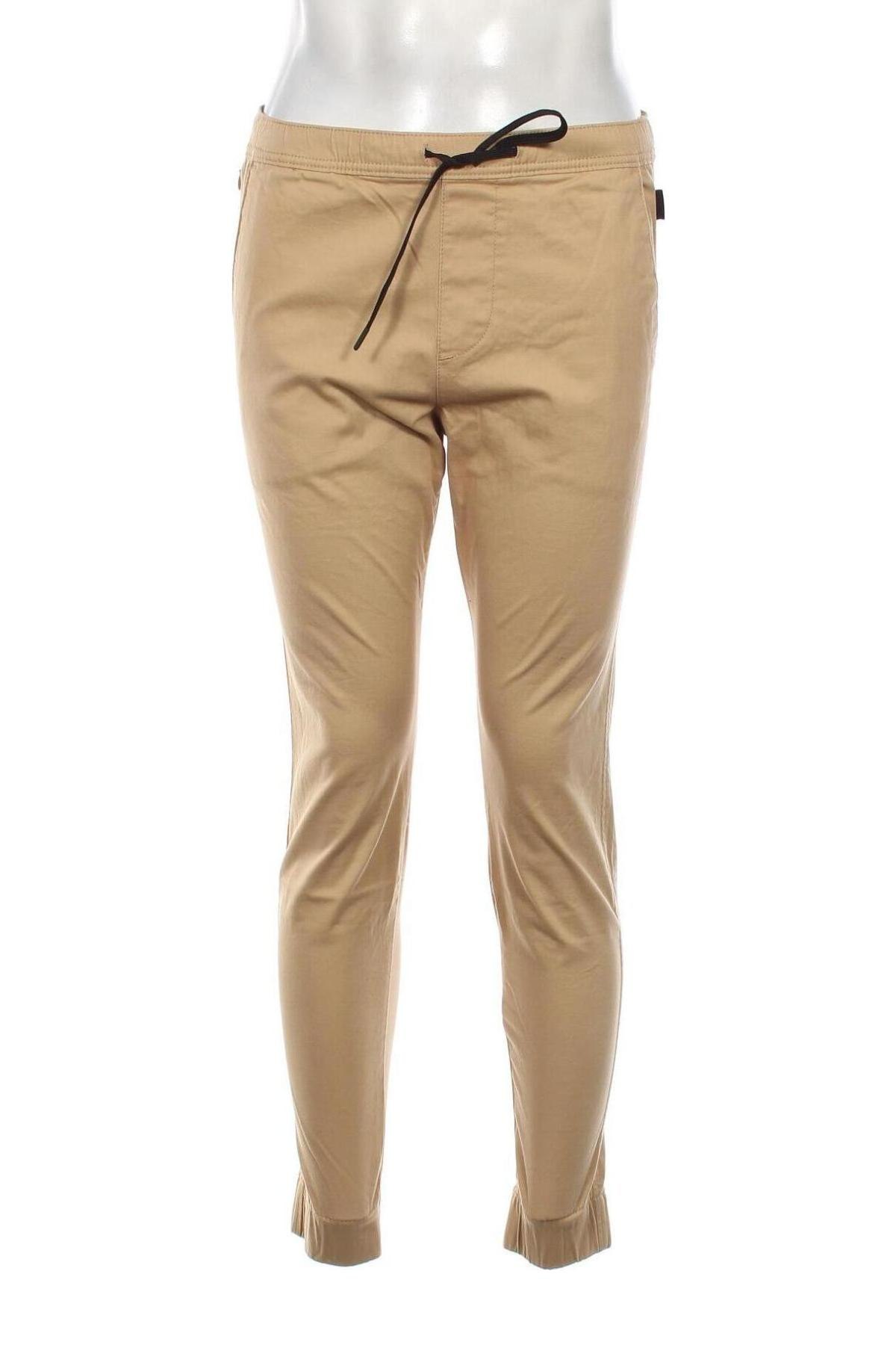 Pantaloni de bărbați Hollister, Mărime M, Culoare Bej, Preț 286,18 Lei