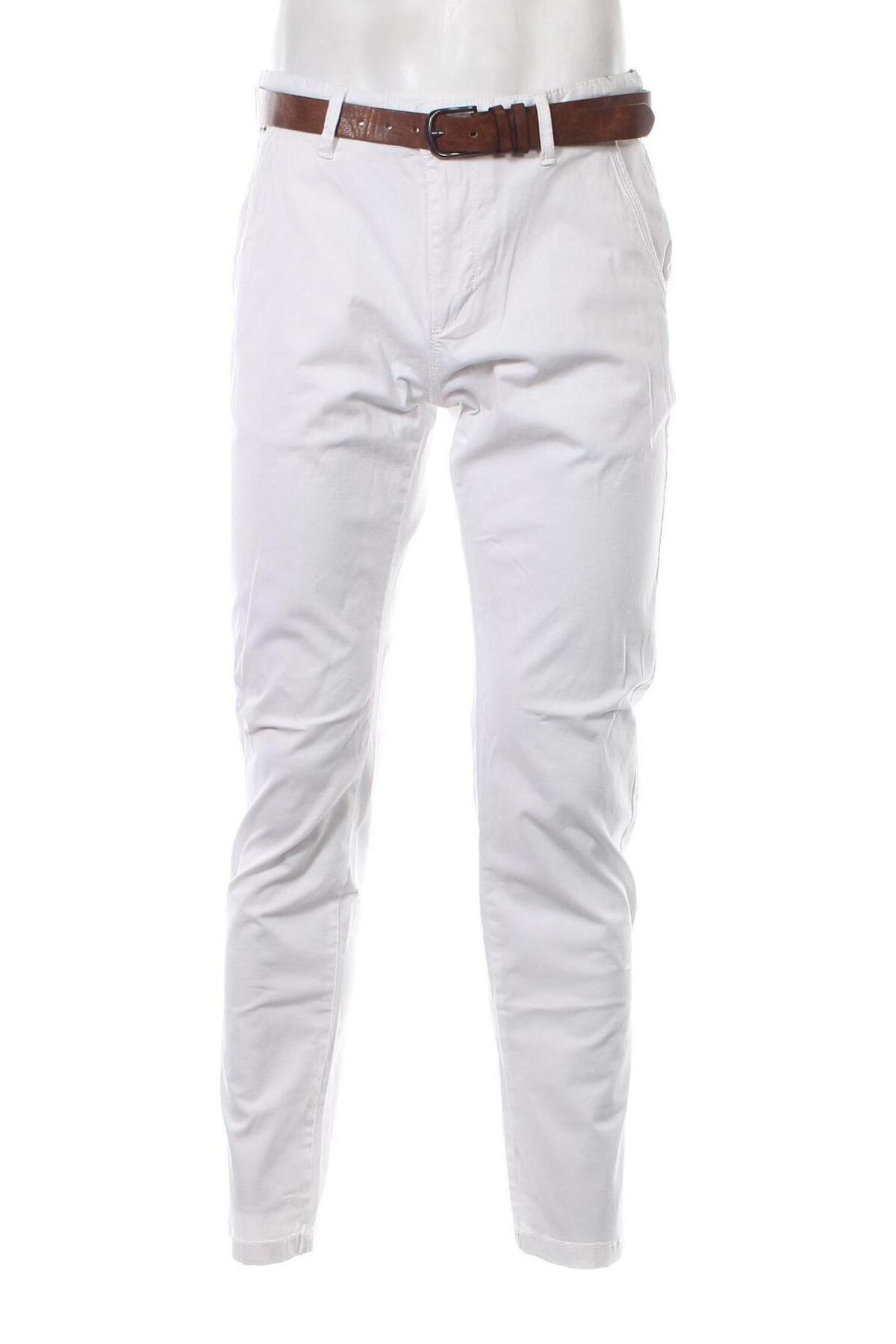 Мъжки панталон Indicode, Размер M, Цвят Бял, Цена 87,00 лв.