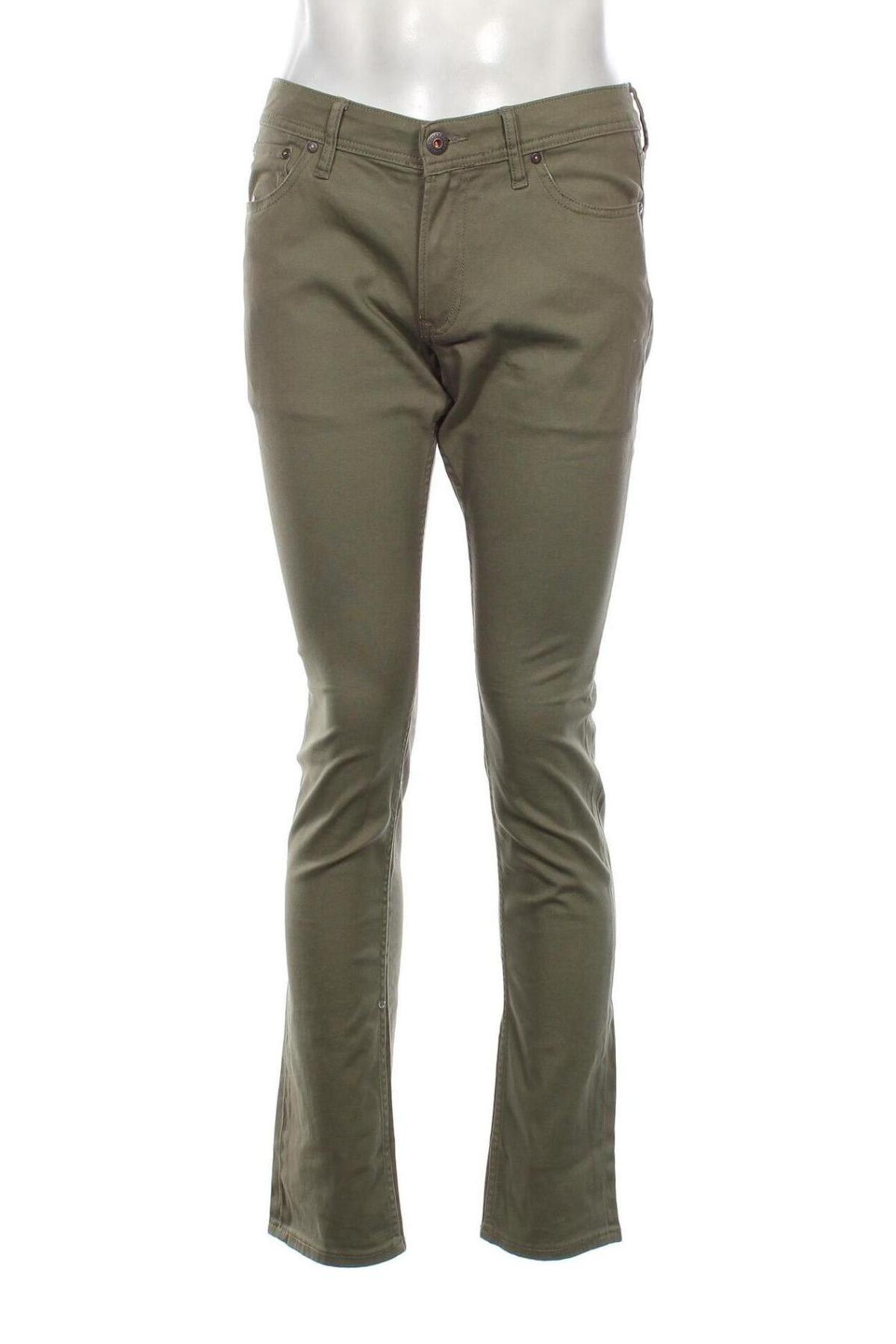 Мъжки панталон Jack & Jones, Размер M, Цвят Зелен, Цена 28,70 лв.
