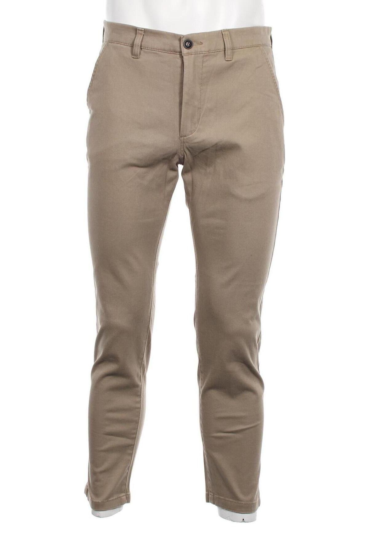 Pantaloni de bărbați Jack & Jones, Mărime M, Culoare Bej, Preț 80,92 Lei