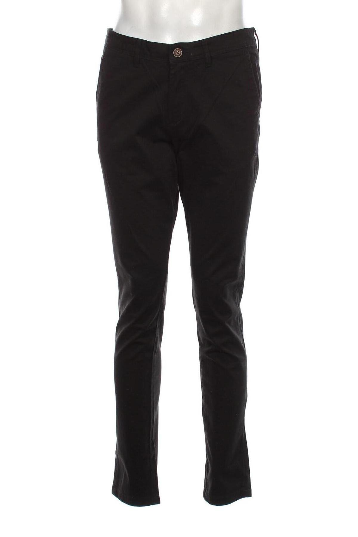Мъжки панталон Jack & Jones, Размер M, Цвят Черен, Цена 20,50 лв.
