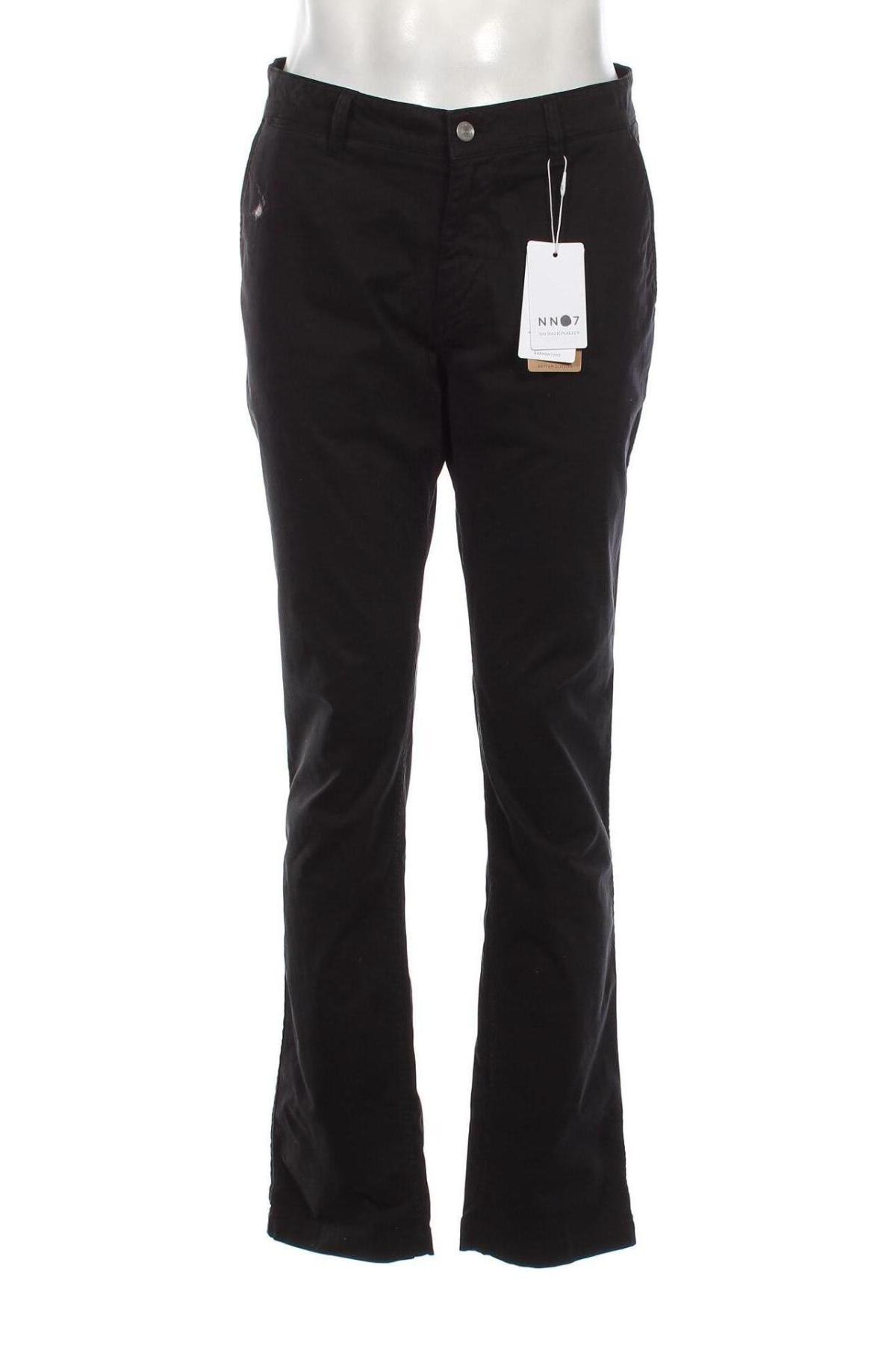 Мъжки панталон NN07, Размер L, Цвят Черен, Цена 51,57 лв.
