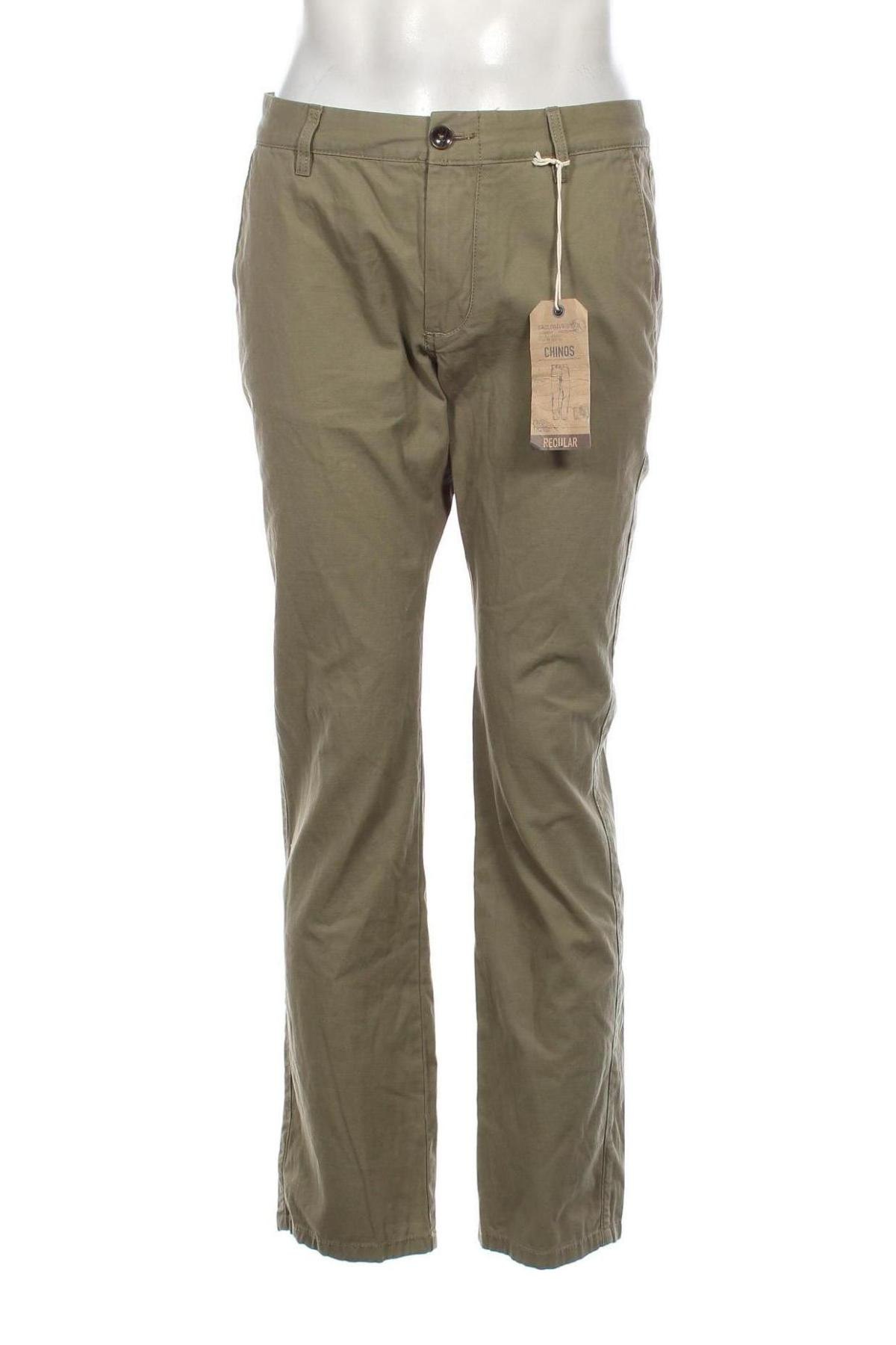 Pantaloni de bărbați Oviesse, Mărime XL, Culoare Verde, Preț 151,32 Lei