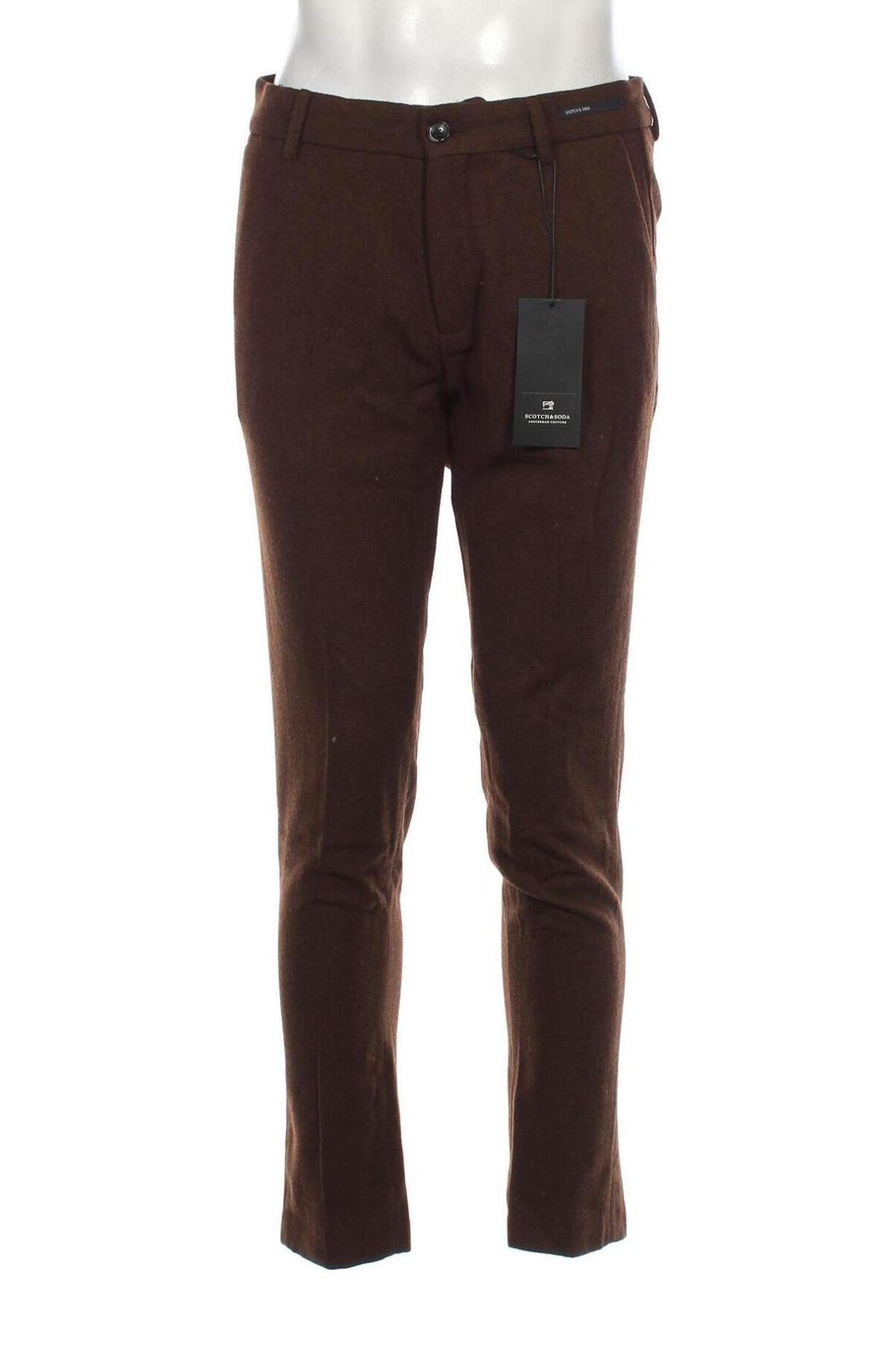 Pantaloni de bărbați Scotch & Soda, Mărime M, Culoare Maro, Preț 251,32 Lei