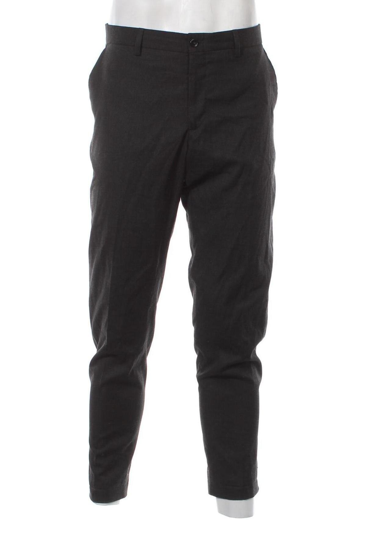 Pantaloni de bărbați Zara, Mărime L, Culoare Gri, Preț 65,79 Lei
