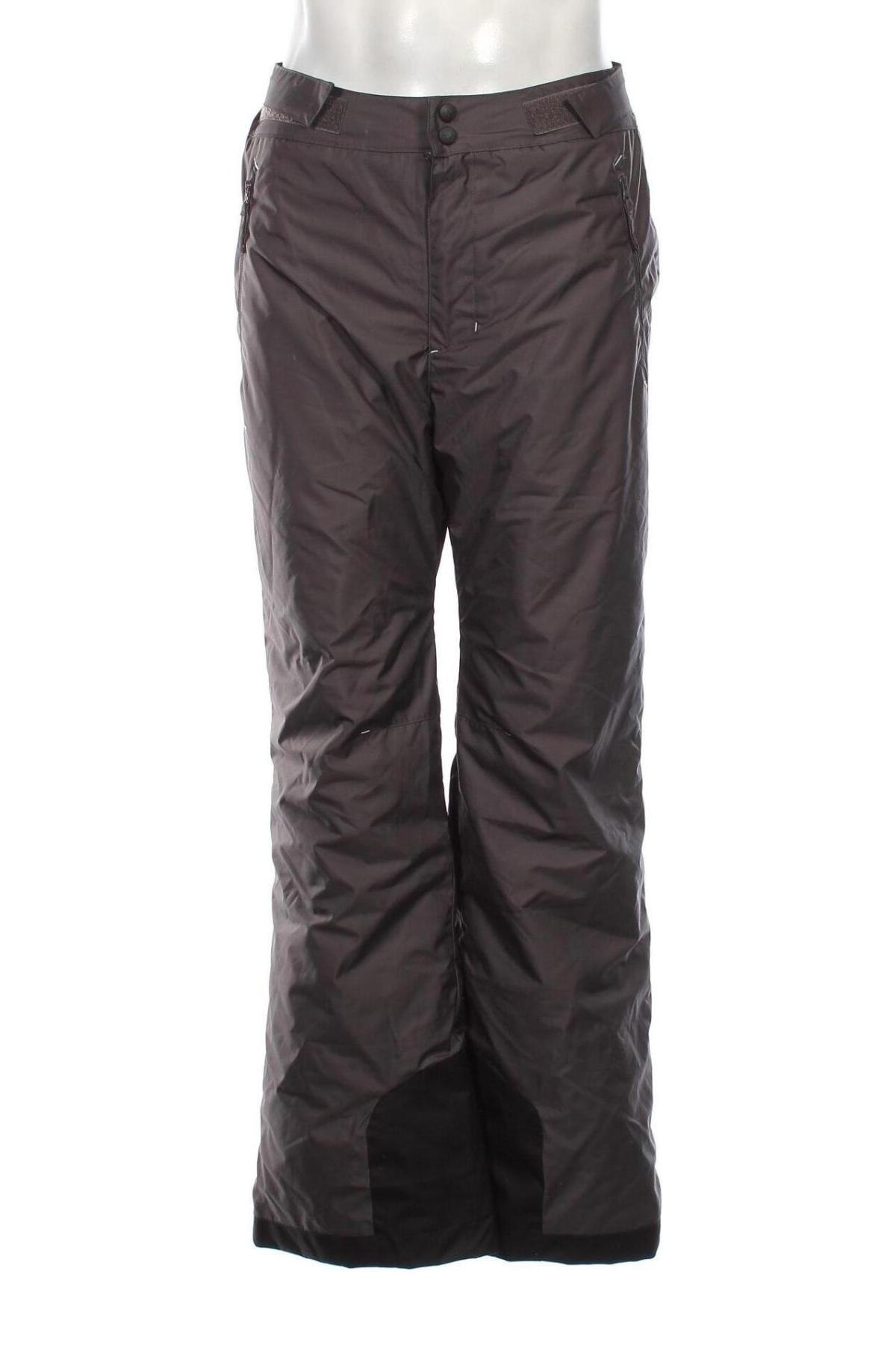 Мъжки панталон за зимни спортове Decathlon, Размер M, Цвят Сив, Цена 21,75 лв.