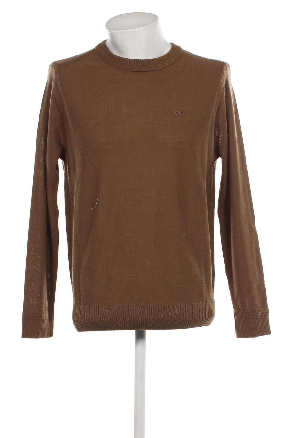Ανδρικό πουλόβερ BOSS, Μέγεθος L, Χρώμα Καφέ, Τιμή 120,62 €