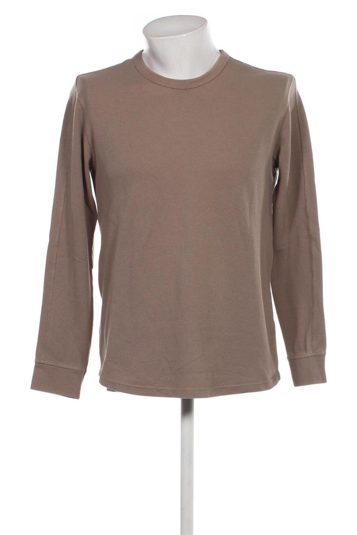 Ανδρικό πουλόβερ Bershka, Μέγεθος M, Χρώμα  Μπέζ, Τιμή 7,36 €