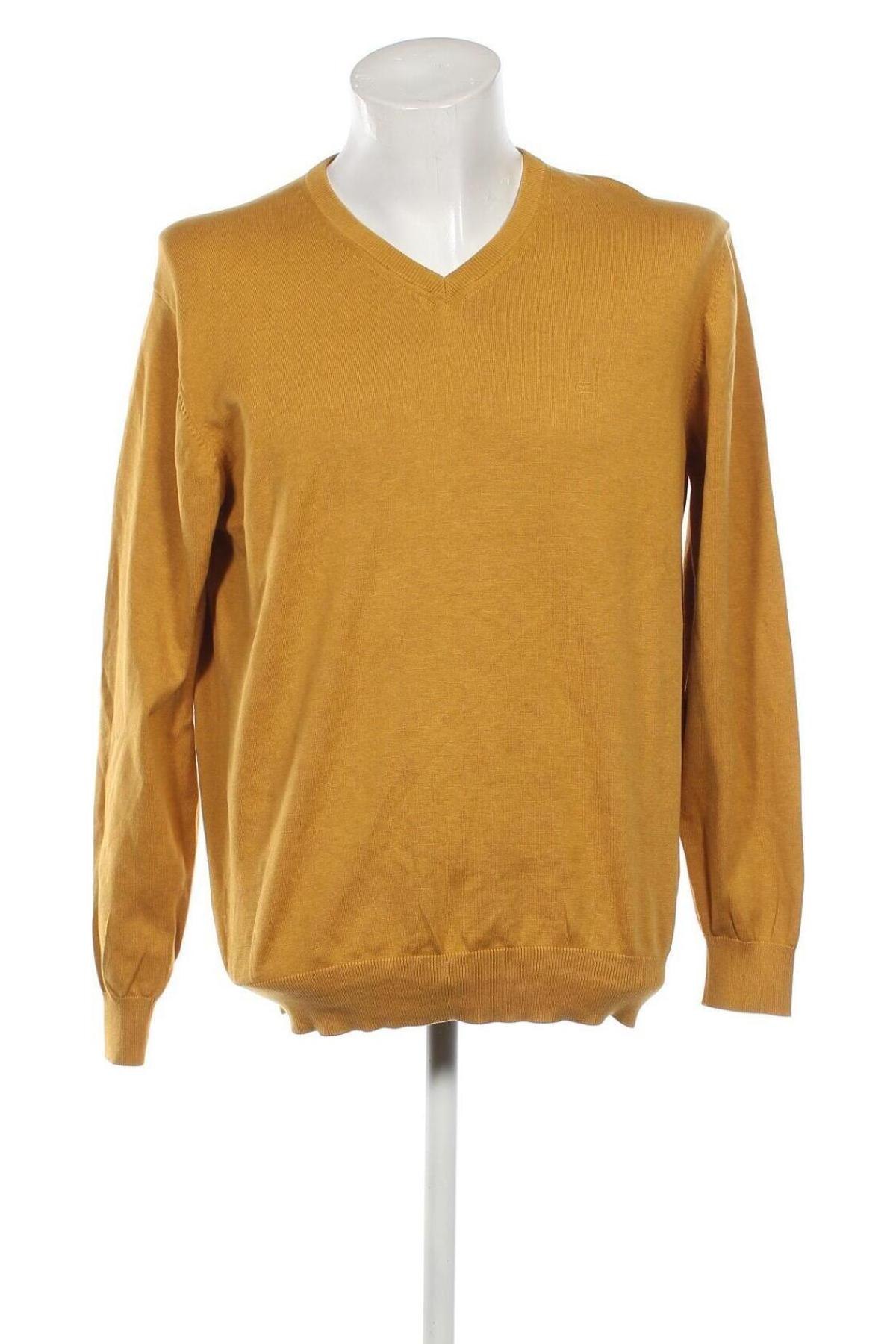Ανδρικό πουλόβερ Casa Moda, Μέγεθος XL, Χρώμα Κίτρινο, Τιμή 15,52 €