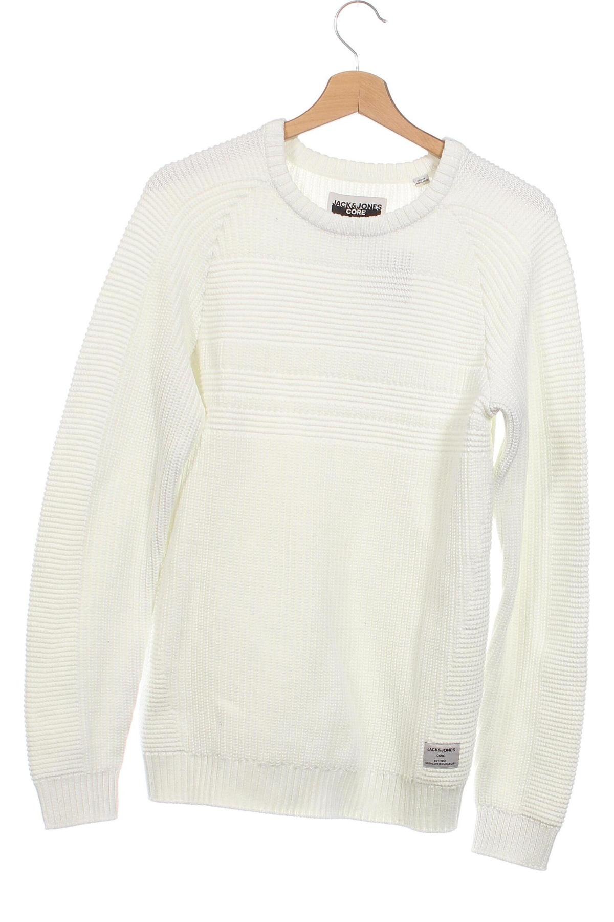 Ανδρικό πουλόβερ Core By Jack & Jones, Μέγεθος S, Χρώμα Λευκό, Τιμή 14,85 €