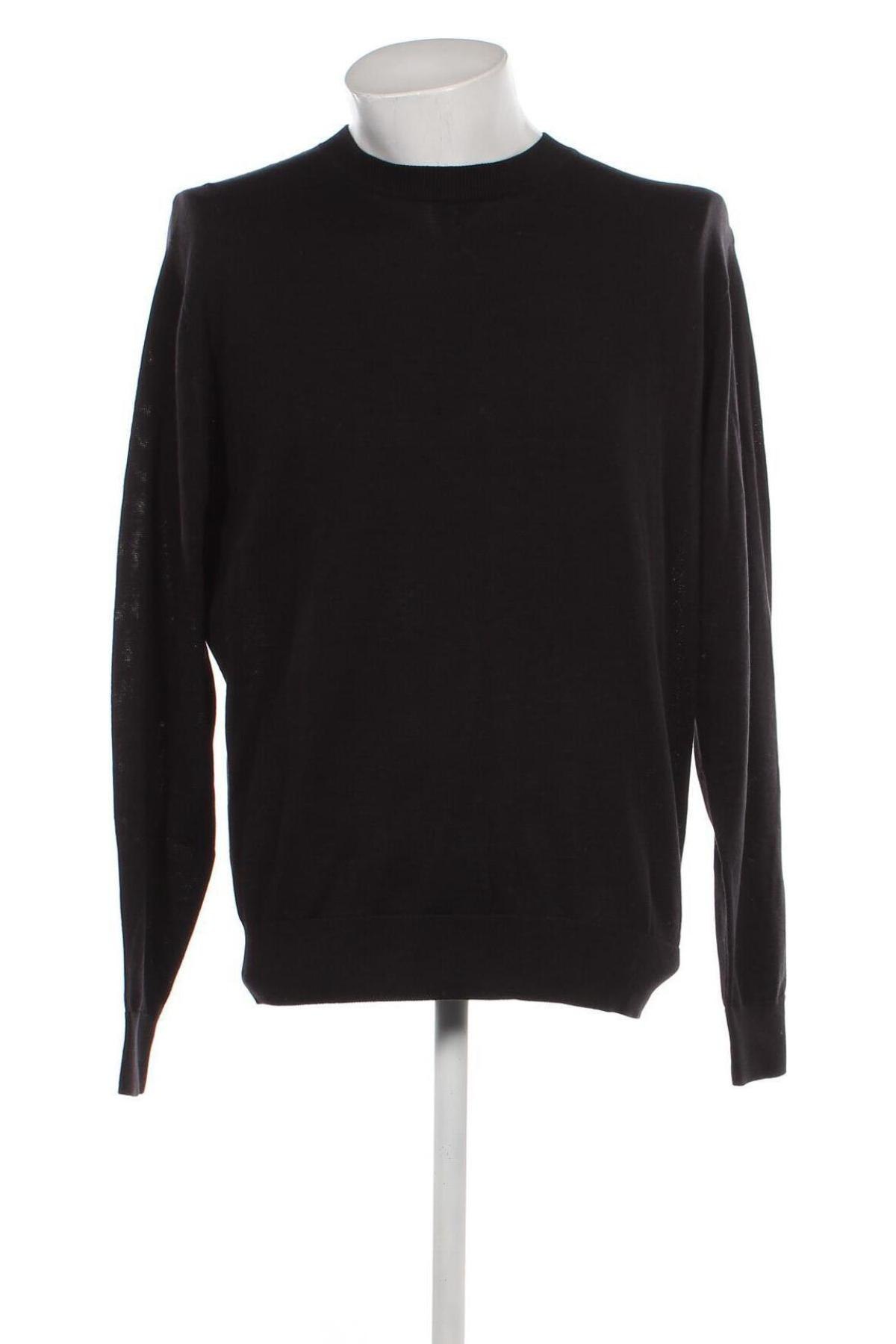 Мъжки пуловер Dan Fox X About You, Размер L, Цвят Черен, Цена 14,40 лв.