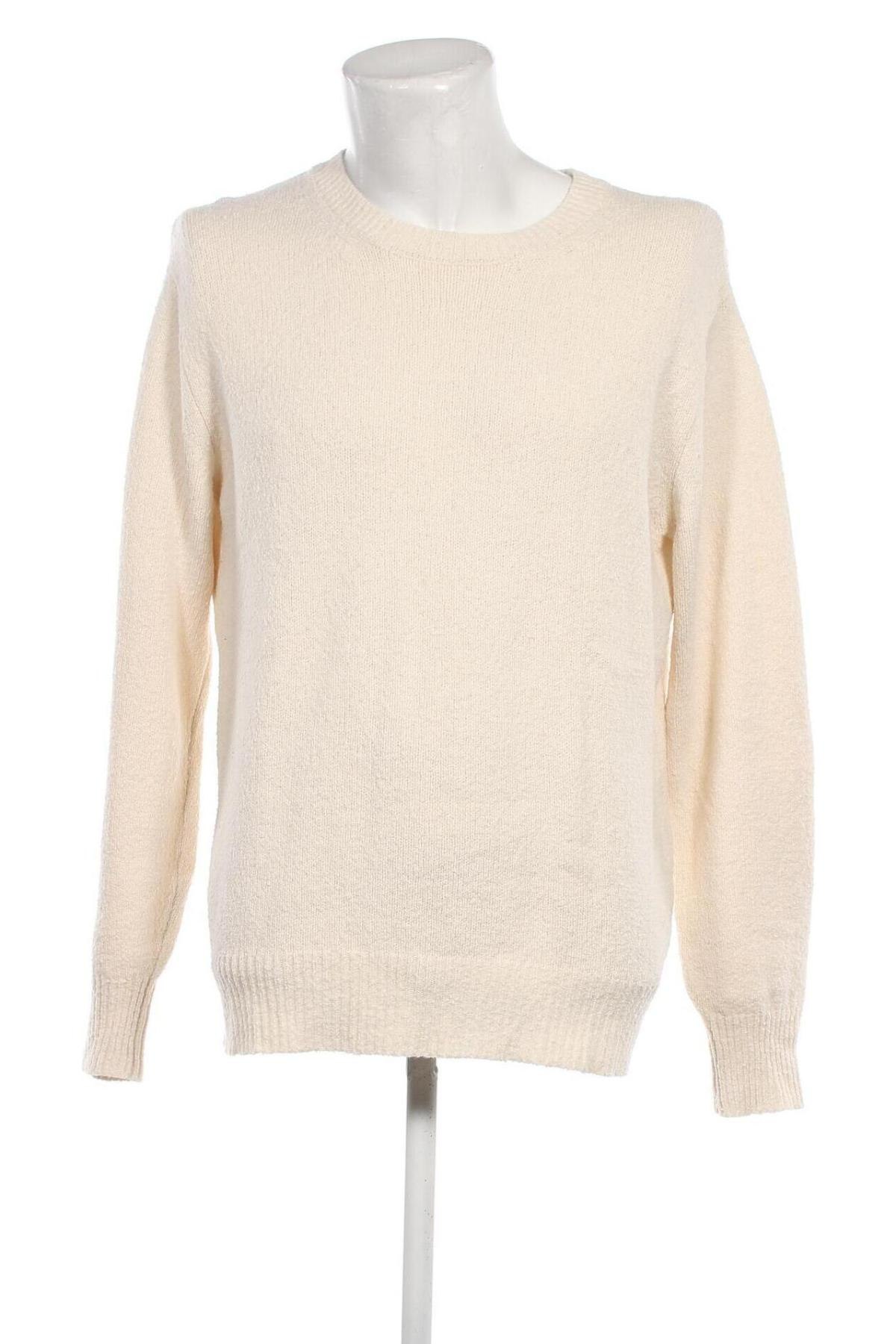 Мъжки пуловер Dan Fox X About You, Размер L, Цвят Бежов, Цена 14,40 лв.