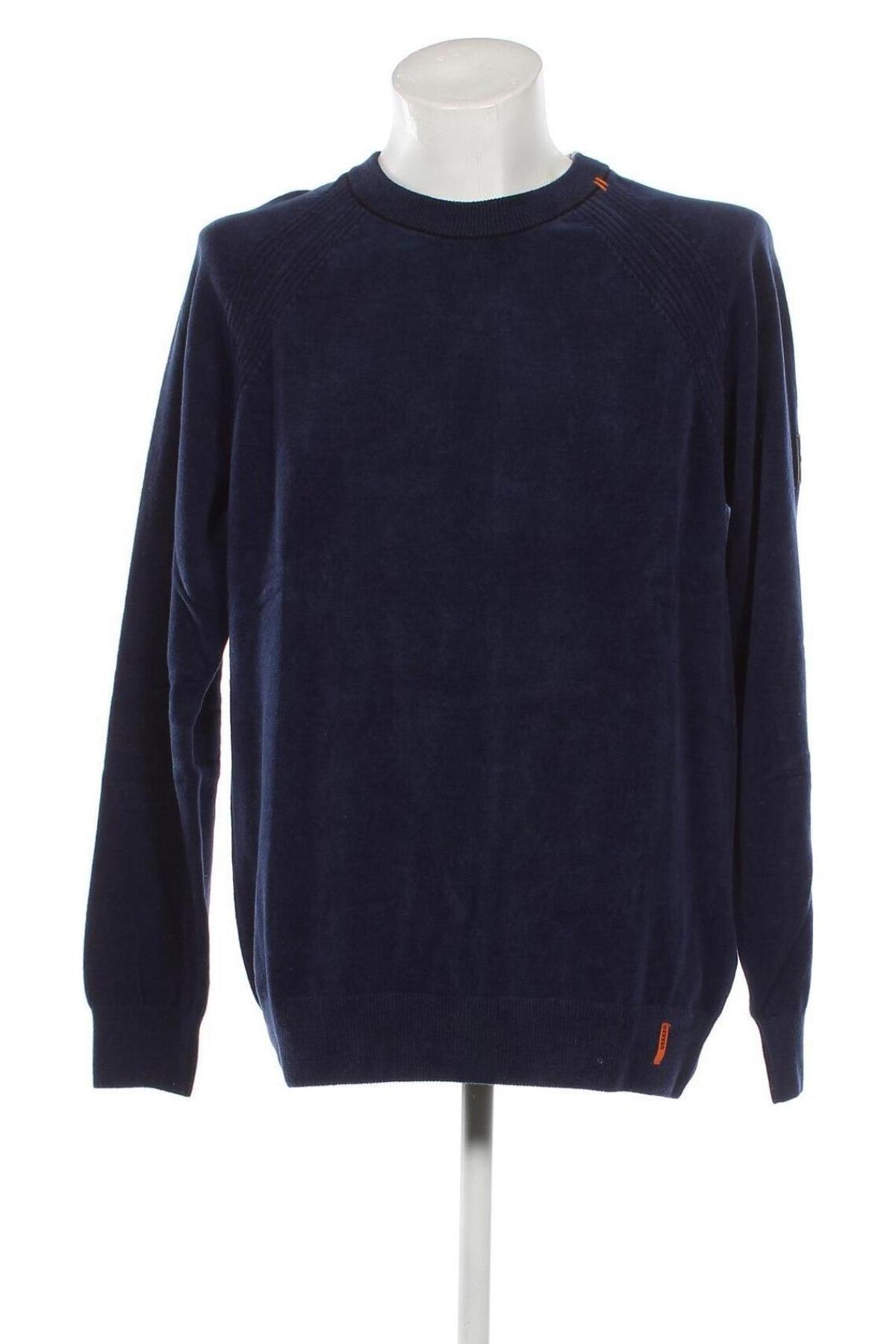 Ανδρικό πουλόβερ Dekker, Μέγεθος XXL, Χρώμα Μπλέ, Τιμή 40,36 €