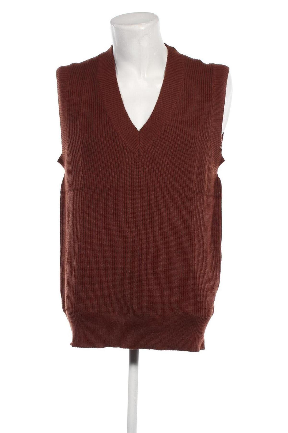 Ανδρικό πουλόβερ Jennyfer, Μέγεθος L, Χρώμα Καφέ, Τιμή 7,59 €