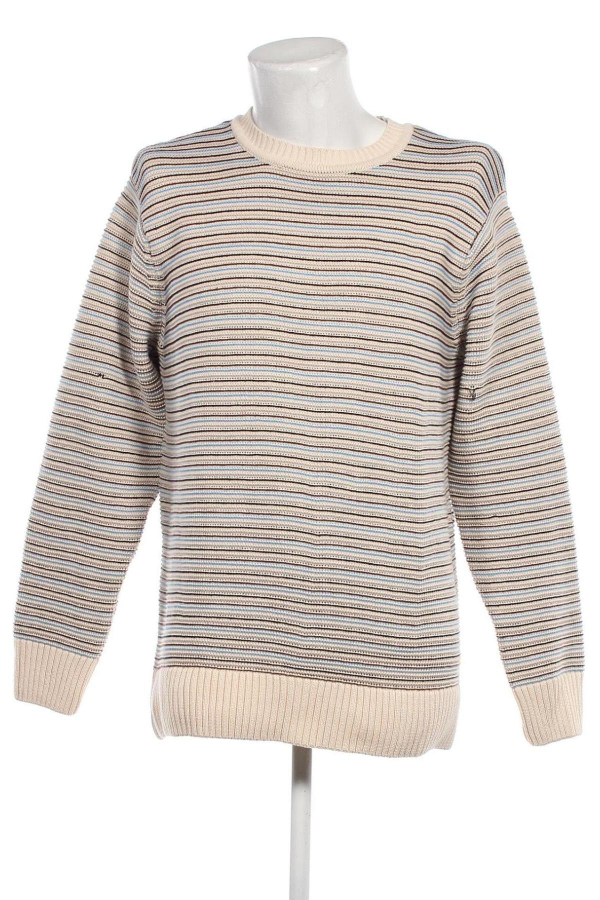 Мъжки пуловер Knowledge Cotton Apparel, Размер L, Цвят Многоцветен, Цена 26,40 лв.