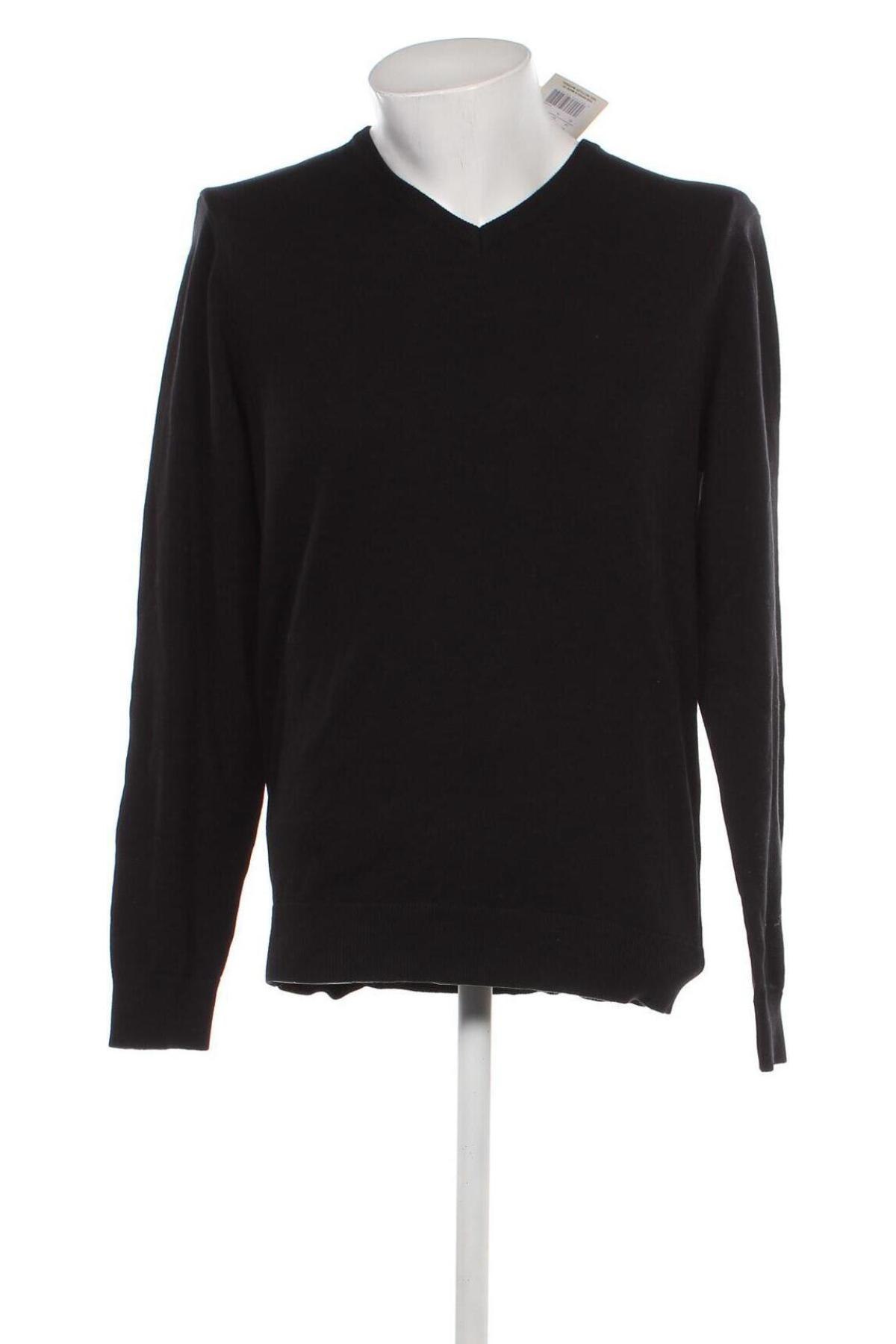 Ανδρικό πουλόβερ Pier One, Μέγεθος XL, Χρώμα Μαύρο, Τιμή 23,71 €