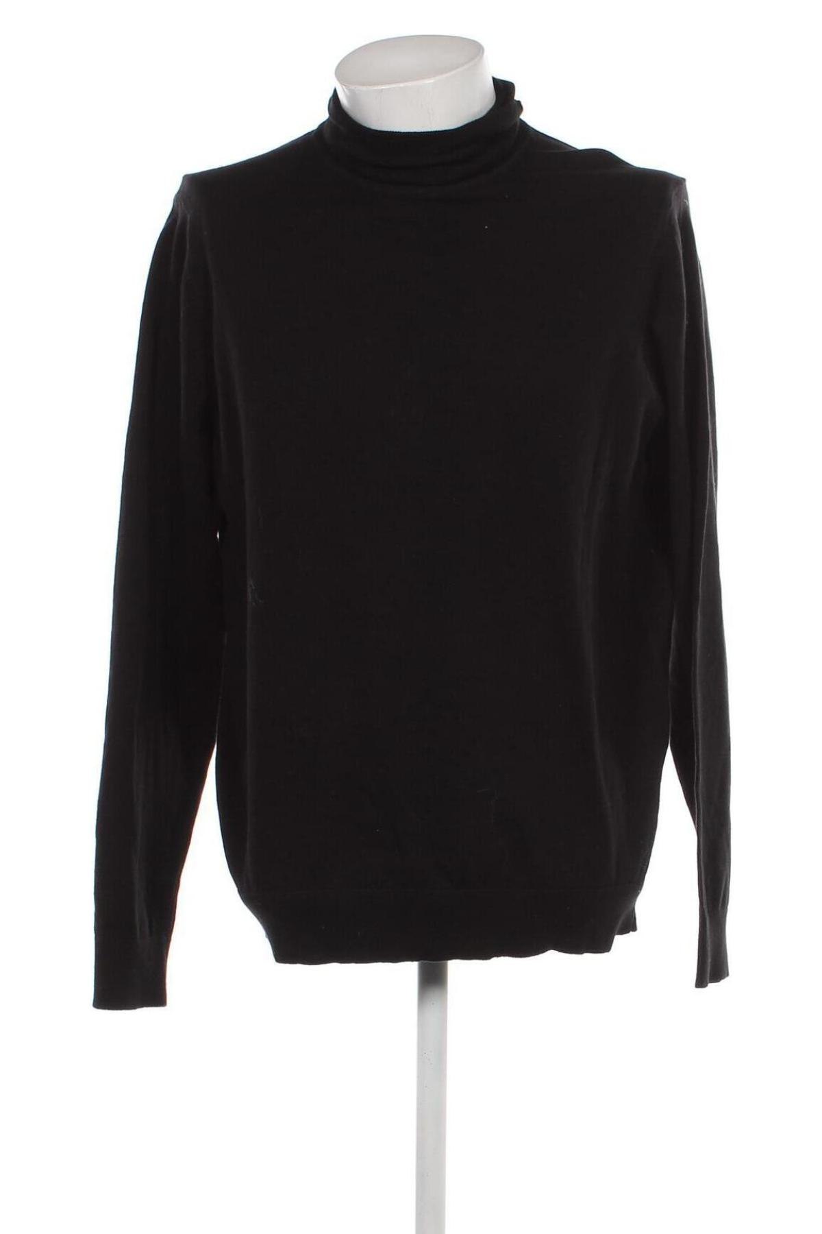 Ανδρικό πουλόβερ Pier One, Μέγεθος XXL, Χρώμα Μαύρο, Τιμή 14,70 €
