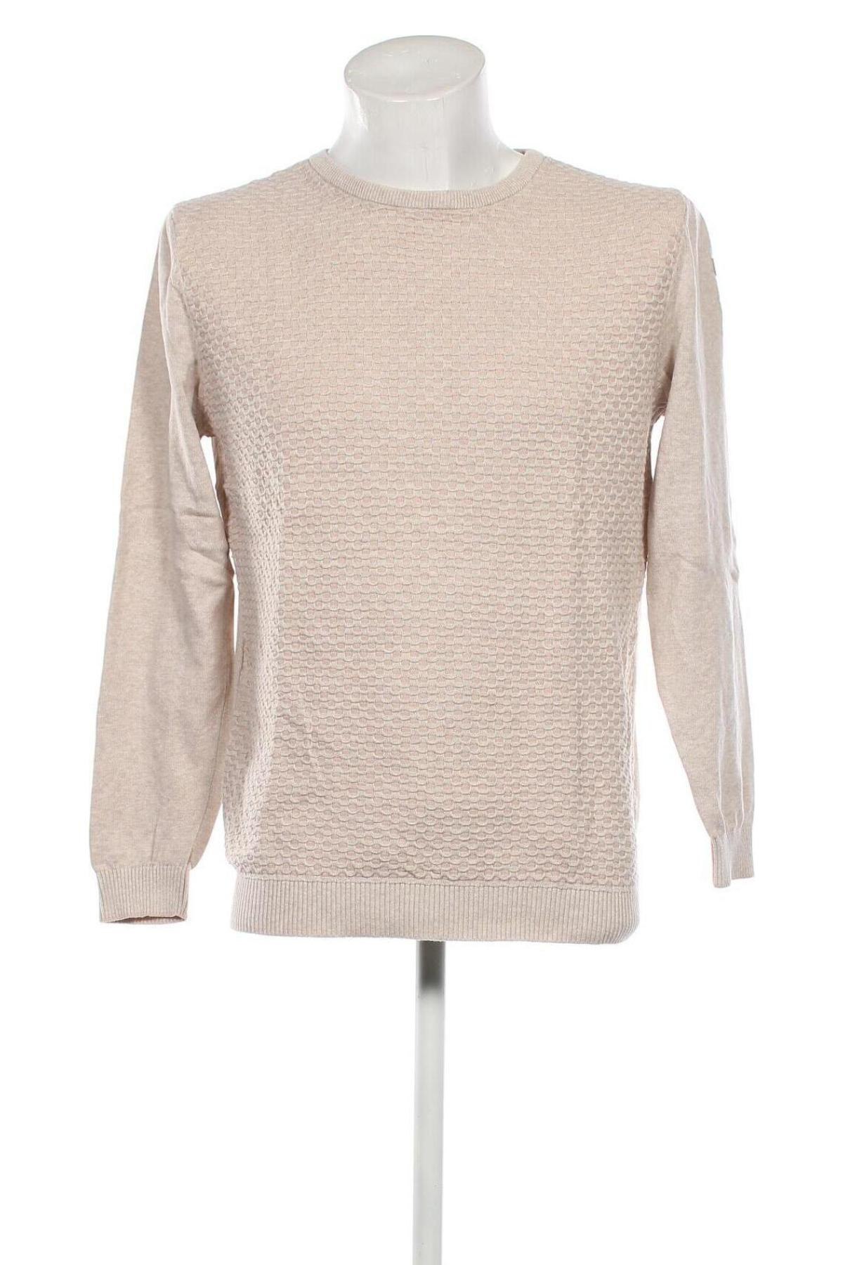 Ανδρικό πουλόβερ Pierre Cardin, Μέγεθος L, Χρώμα  Μπέζ, Τιμή 20,96 €