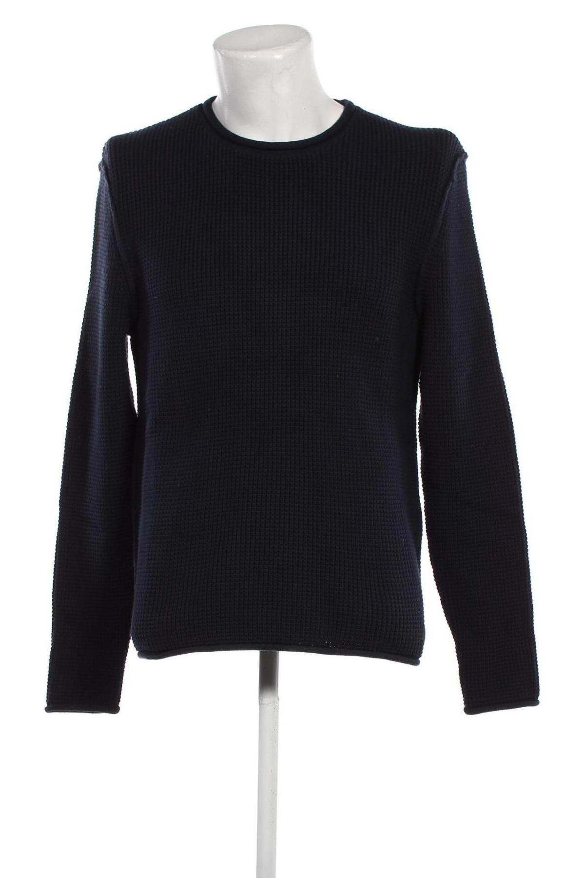 Мъжки пуловер Replay, Размер L, Цвят Син, Цена 191,00 лв.