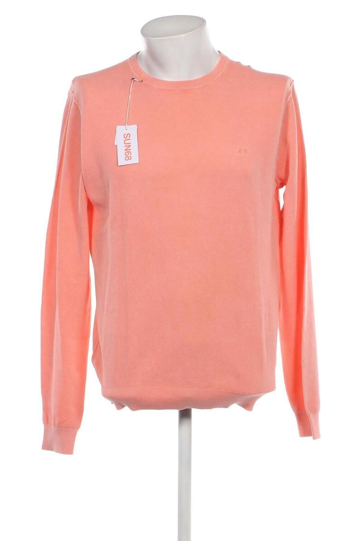 Ανδρικό πουλόβερ SUN68, Μέγεθος XXL, Χρώμα Ρόζ , Τιμή 68,04 €
