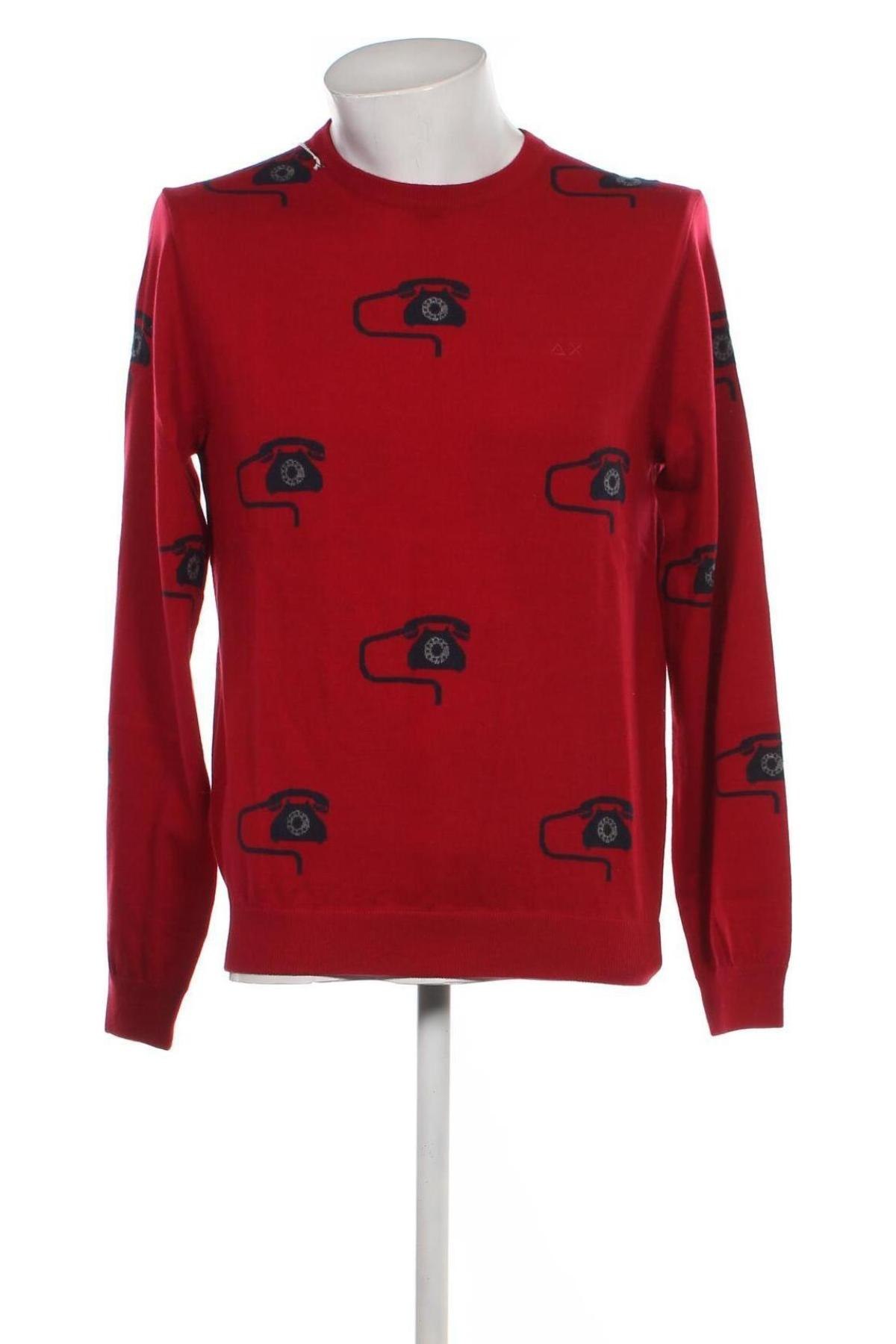 Ανδρικό πουλόβερ SUN68, Μέγεθος XL, Χρώμα Κόκκινο, Τιμή 68,04 €