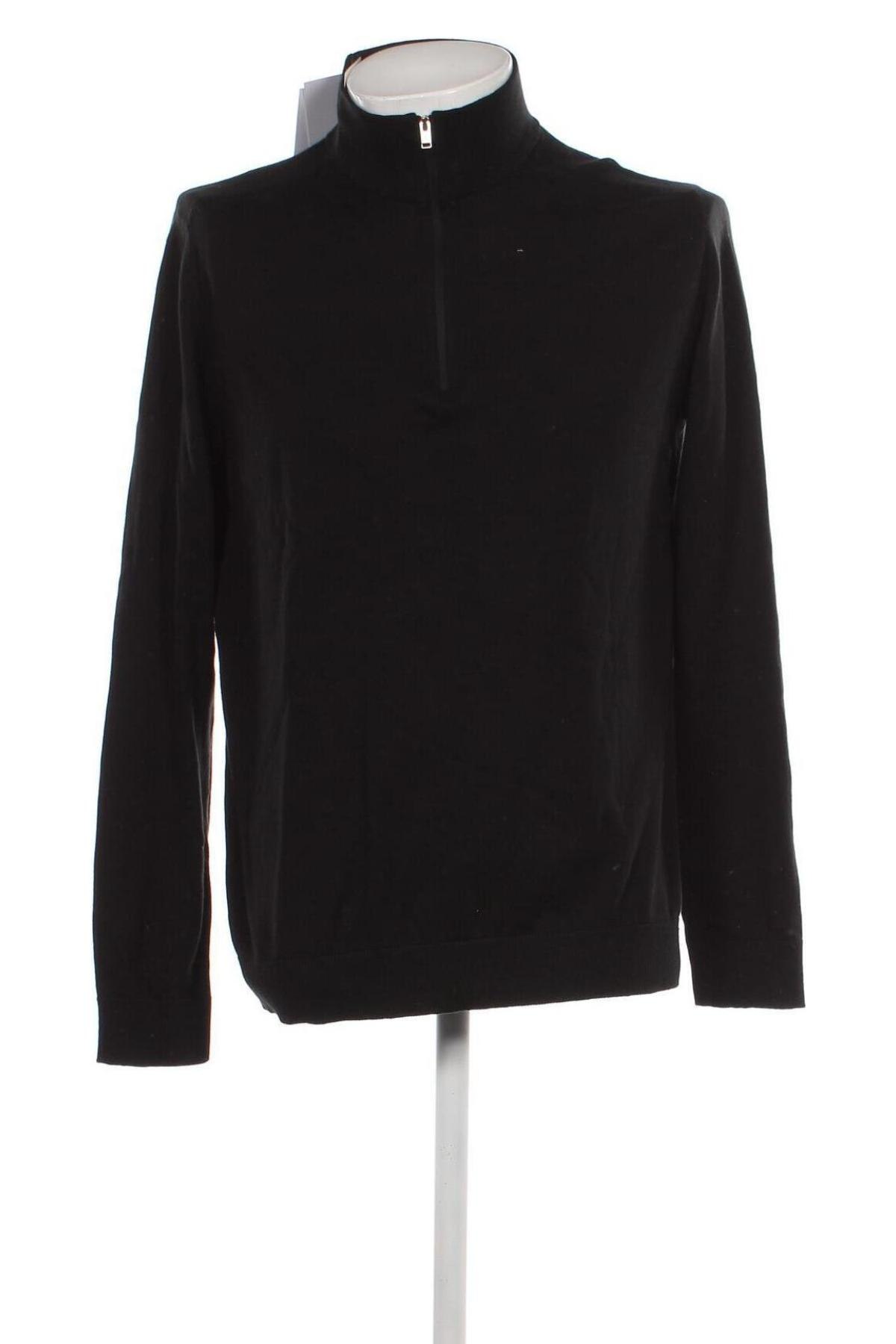 Мъжки пуловер Selected Homme, Размер L, Цвят Черен, Цена 68,00 лв.
