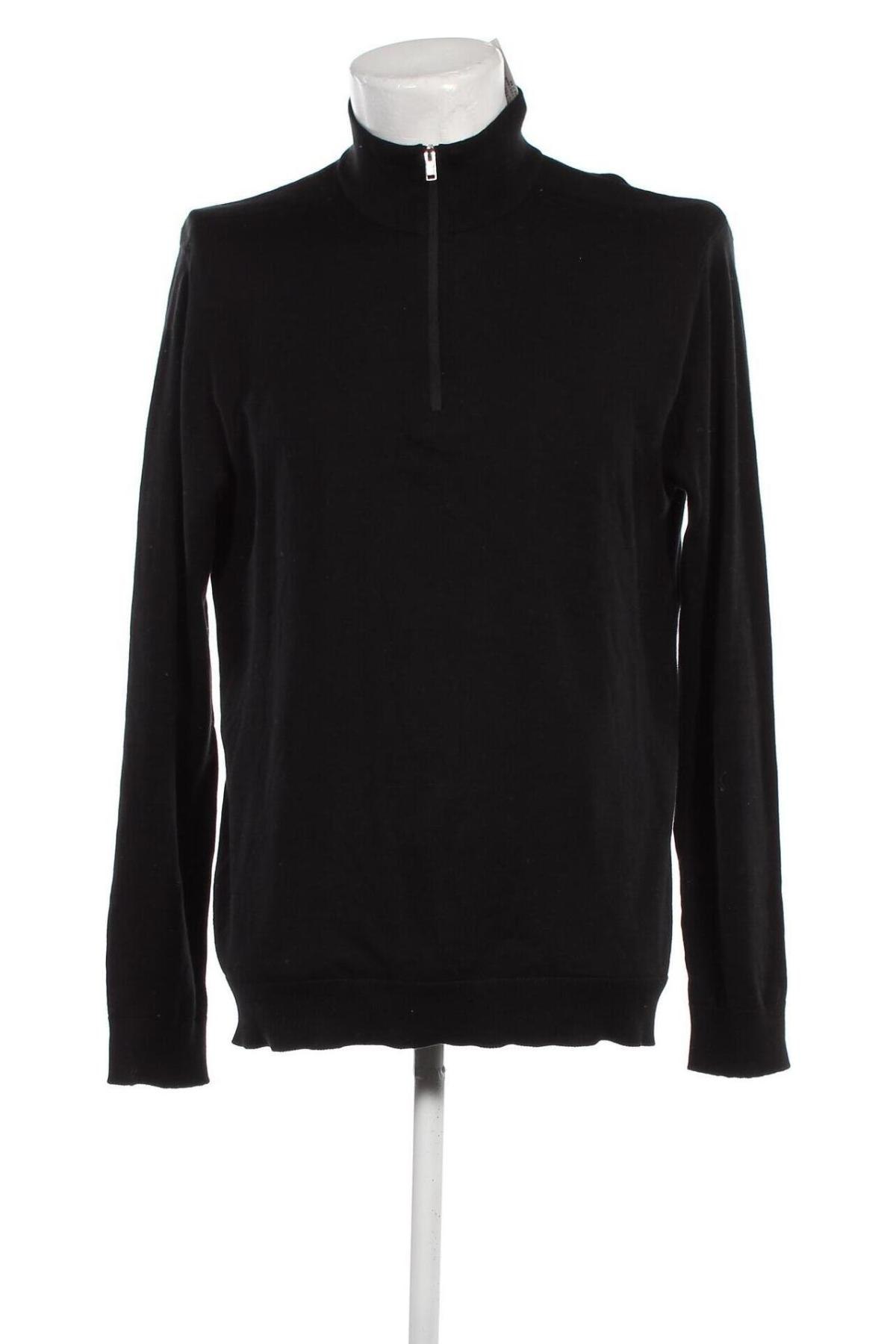 Мъжки пуловер Selected Homme, Размер XL, Цвят Черен, Цена 14,96 лв.