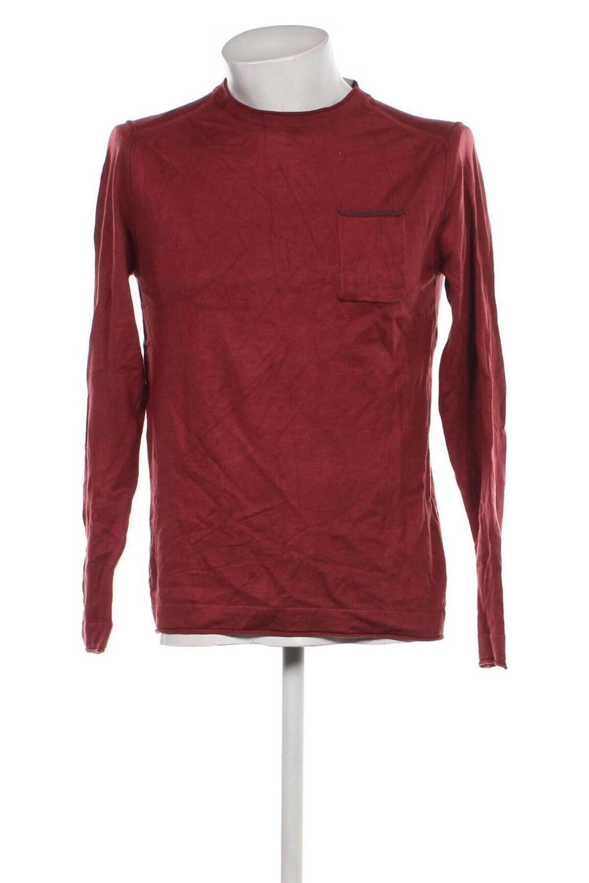 Ανδρικό πουλόβερ Tom Tailor, Μέγεθος L, Χρώμα Κόκκινο, Τιμή 14,85 €