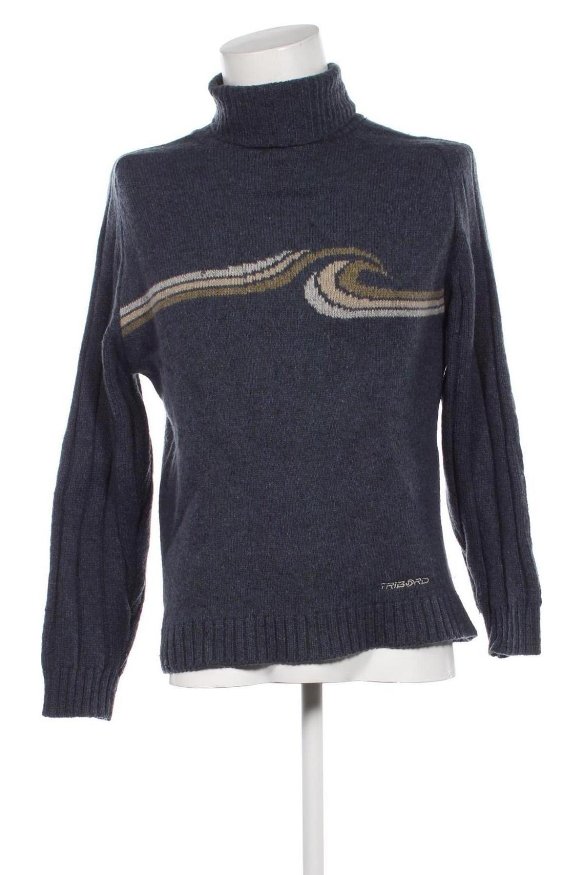 Ανδρικό πουλόβερ Tribord, Μέγεθος L, Χρώμα Μπλέ, Τιμή 4,60 €