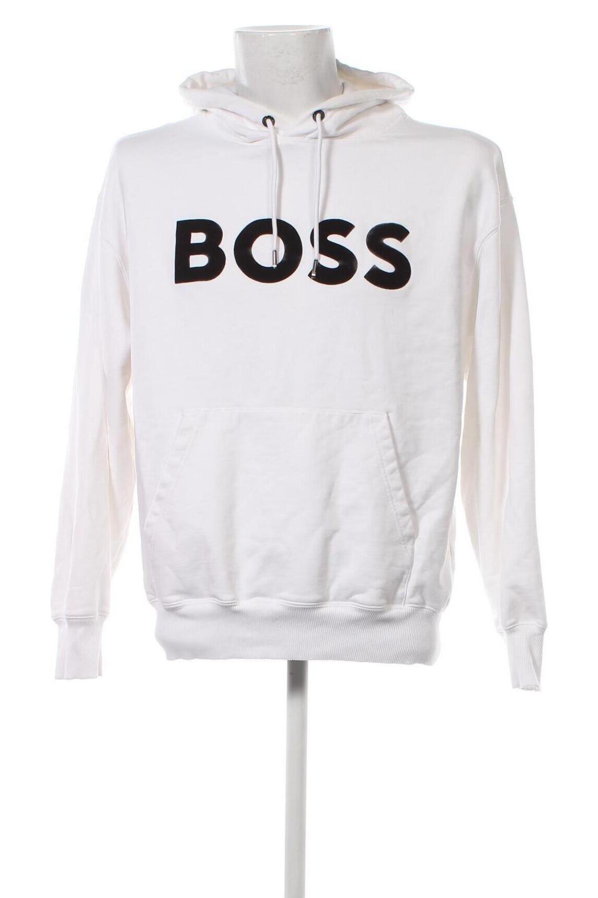 Herren Sweatshirt BOSS, Größe L, Farbe Weiß, Preis € 108,76
