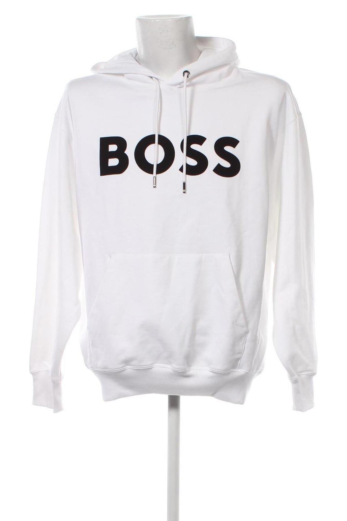 Herren Sweatshirt BOSS, Größe M, Farbe Weiß, Preis 108,76 €
