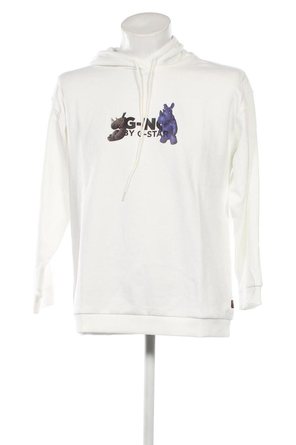 Herren Sweatshirt G-Star Raw, Größe S, Farbe Weiß, Preis 59,59 €
