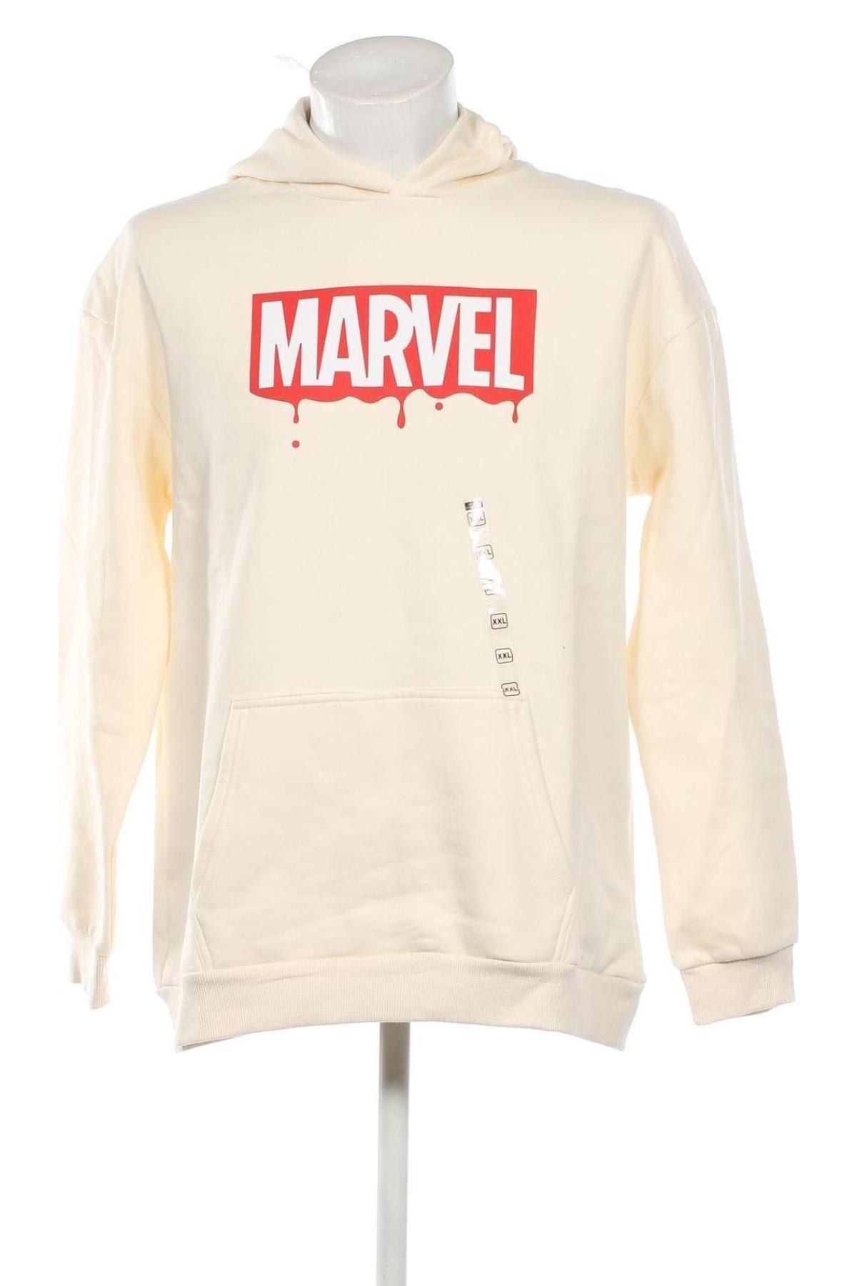 Ανδρικό φούτερ Marvel, Μέγεθος XXL, Χρώμα Εκρού, Τιμή 11,21 €