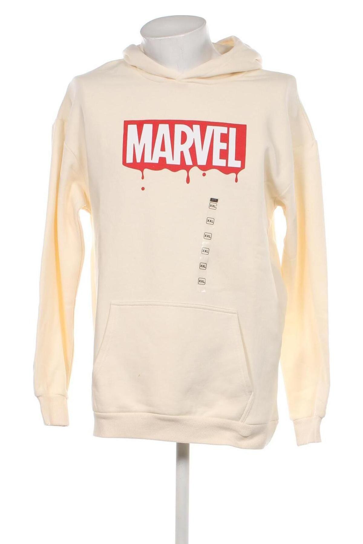 Ανδρικό φούτερ Marvel, Μέγεθος XXL, Χρώμα Εκρού, Τιμή 13,46 €