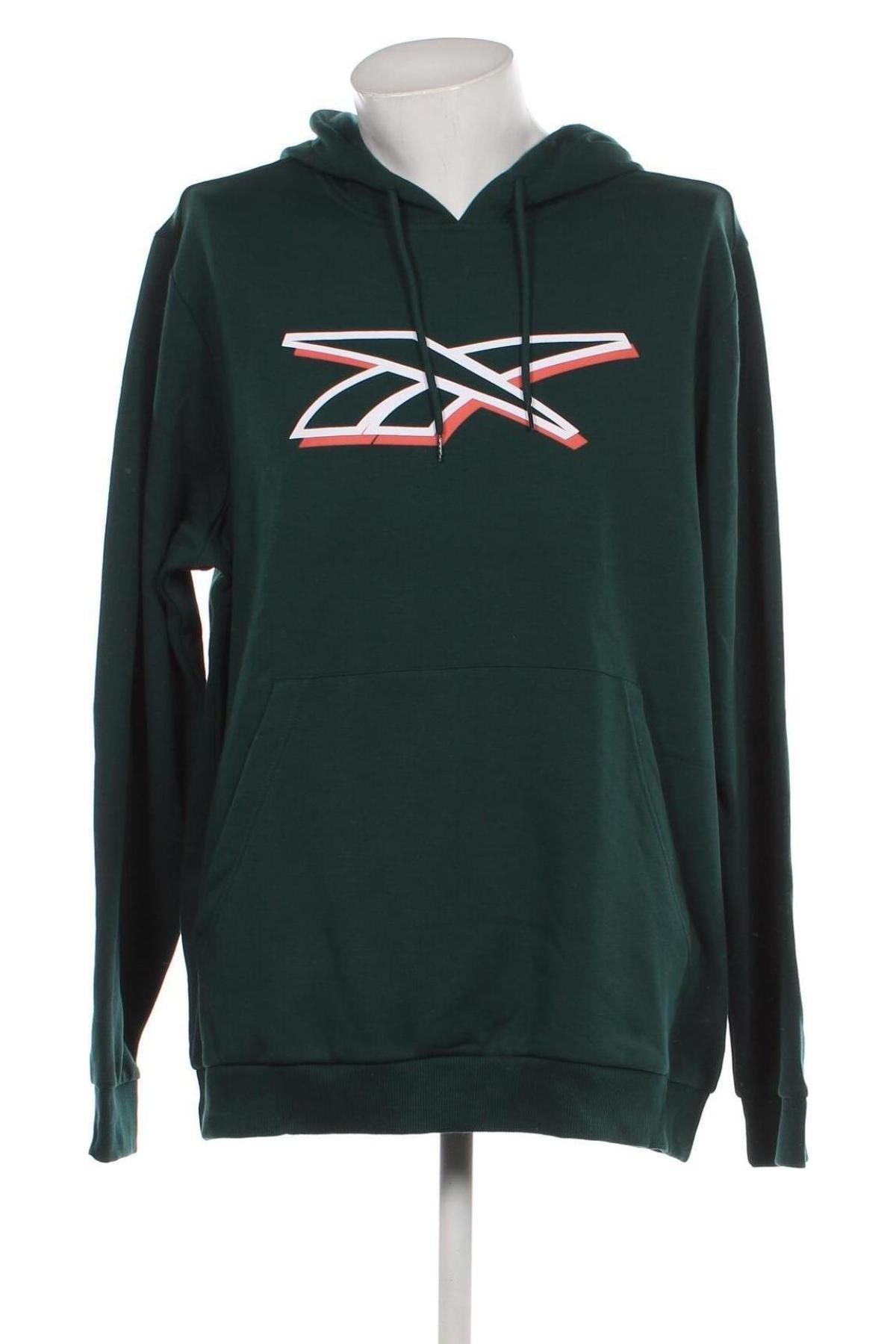 Herren Sweatshirt Reebok, Größe XXL, Farbe Grün, Preis 23,52 €