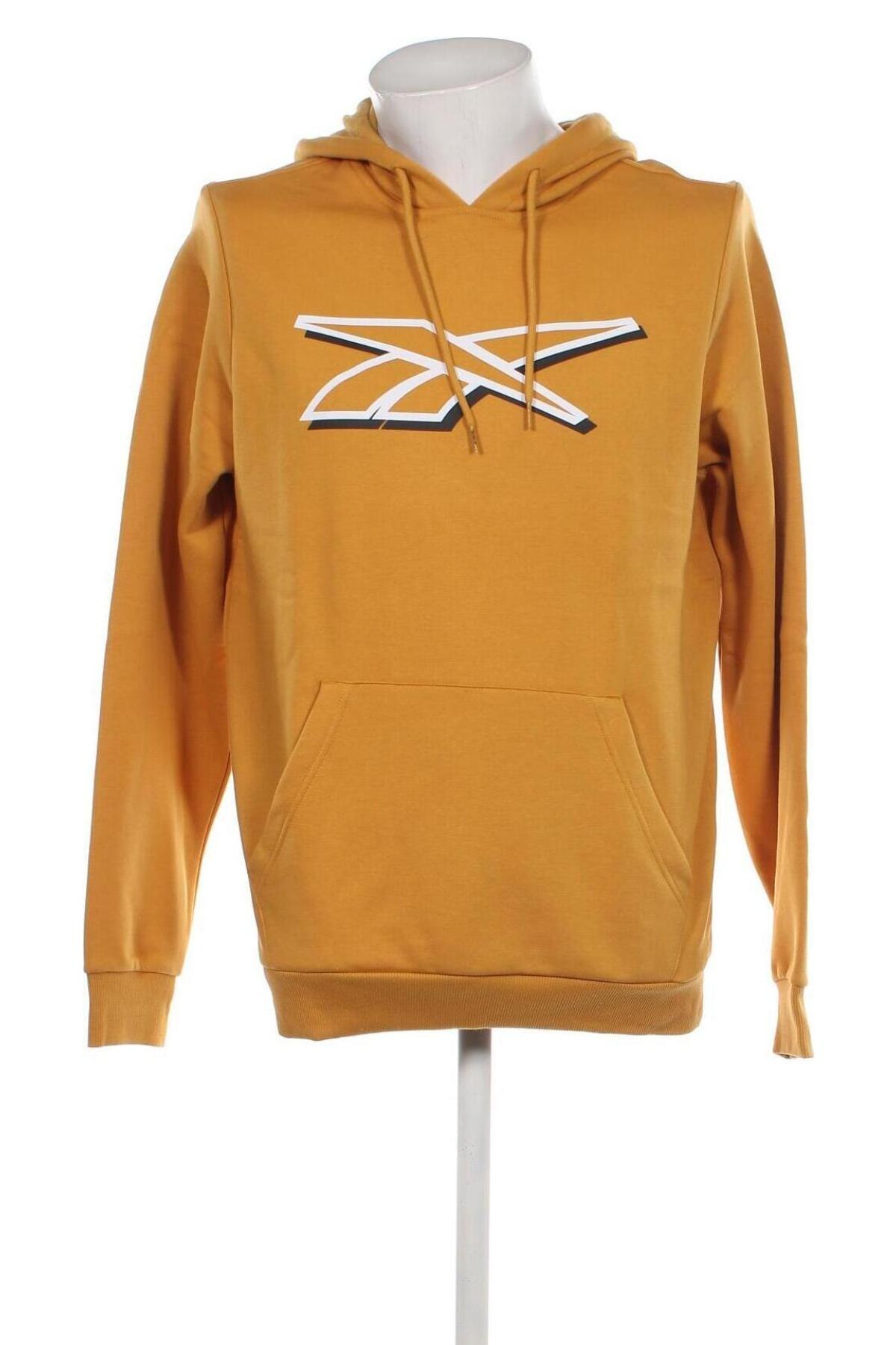 Herren Sweatshirt Reebok, Größe M, Farbe Gelb, Preis 24,12 €