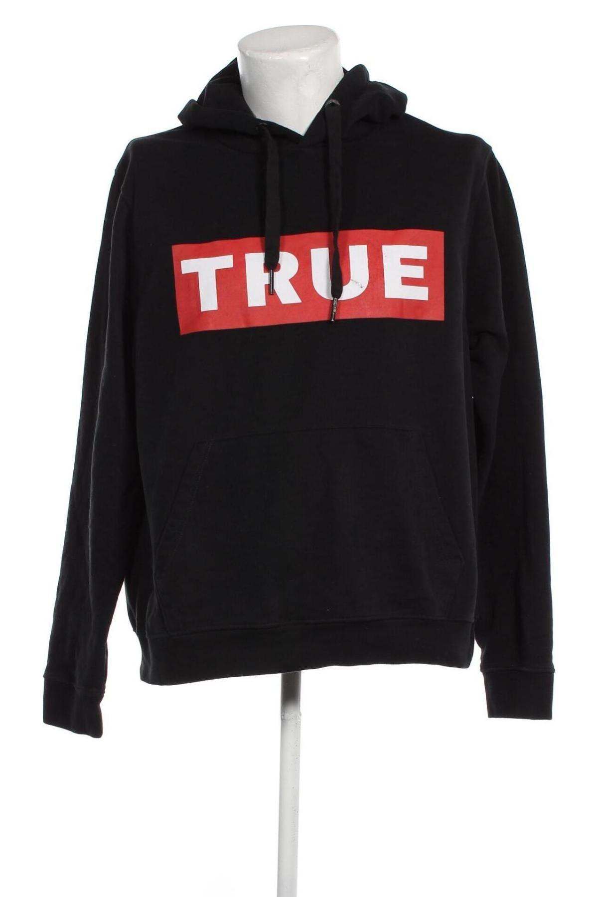 Herren Sweatshirt True Religion, Größe XXL, Farbe Schwarz, Preis 27,74 €