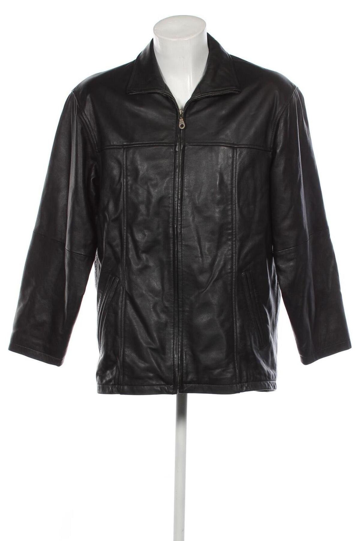 Herren Lederjacke, Größe L, Farbe Schwarz, Preis € 74,46