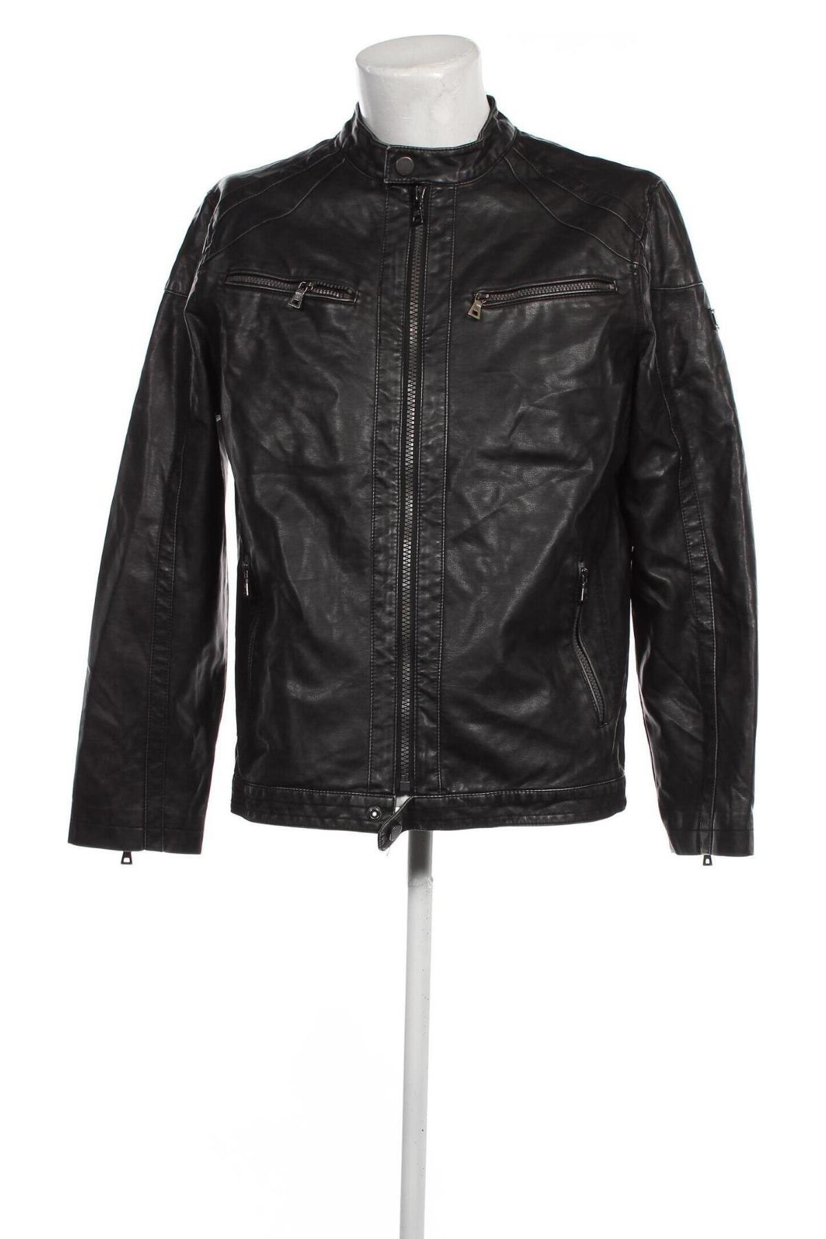 Pánská kožená bunda , Velikost L, Barva Černá, Cena  781,00 Kč