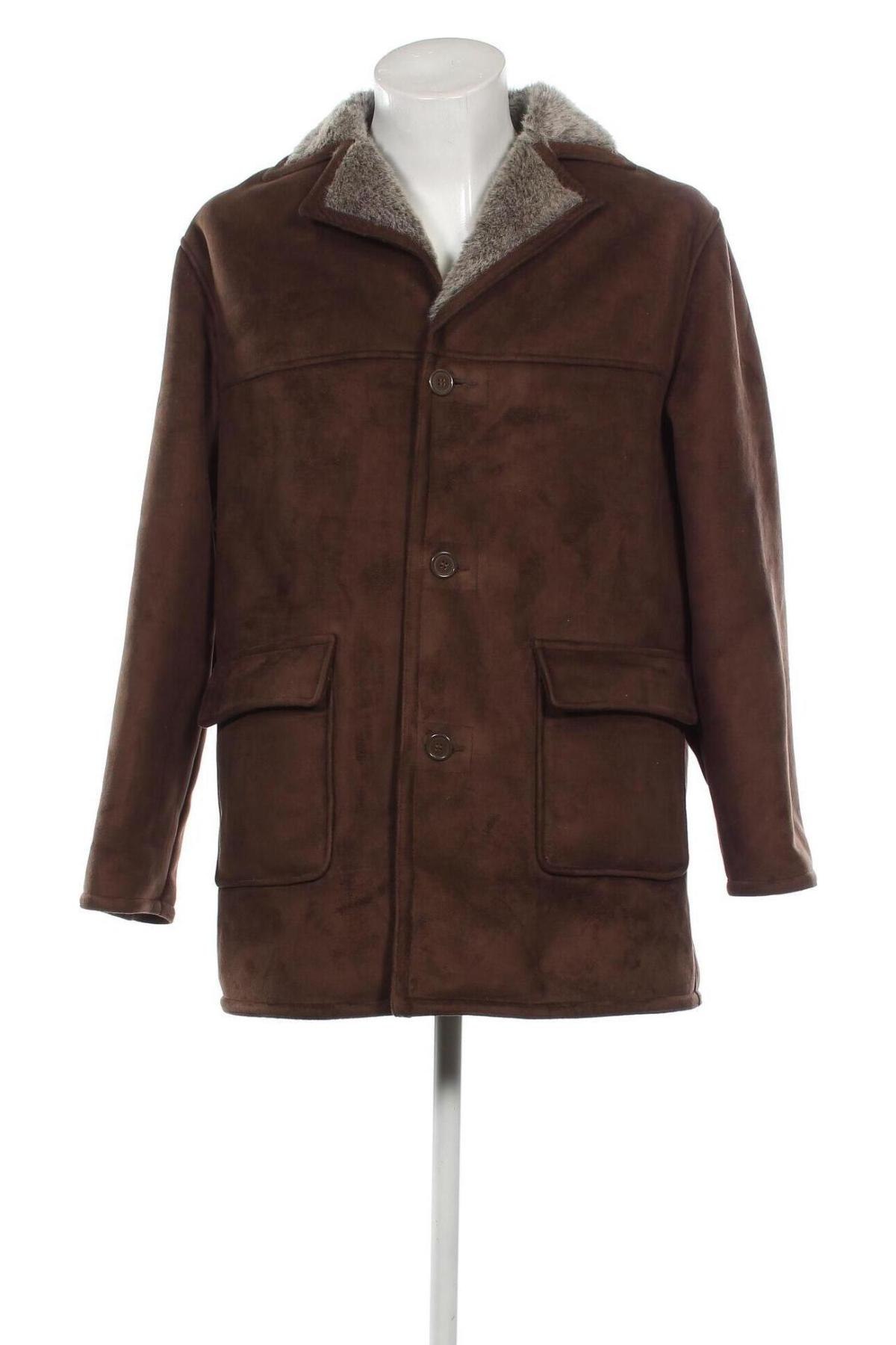 Мъжко палто, Размер L, Цвят Кафяв, Цена 34,24 лв.