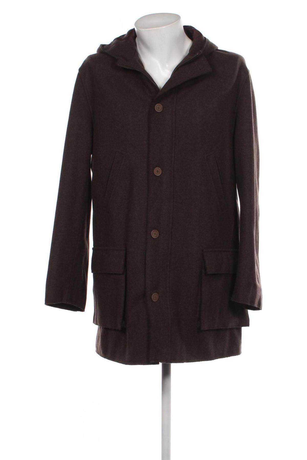 Мъжко палто Bertoni, Размер L, Цвят Кафяв, Цена 72,60 лв.